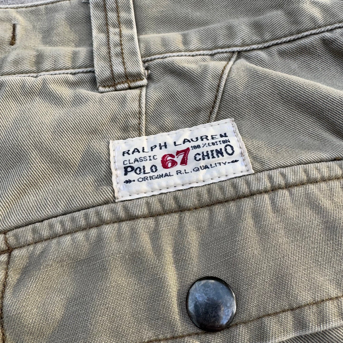 90s-00s Polo by Ralph Lauren Polo Chino Cargo Pants 35x32