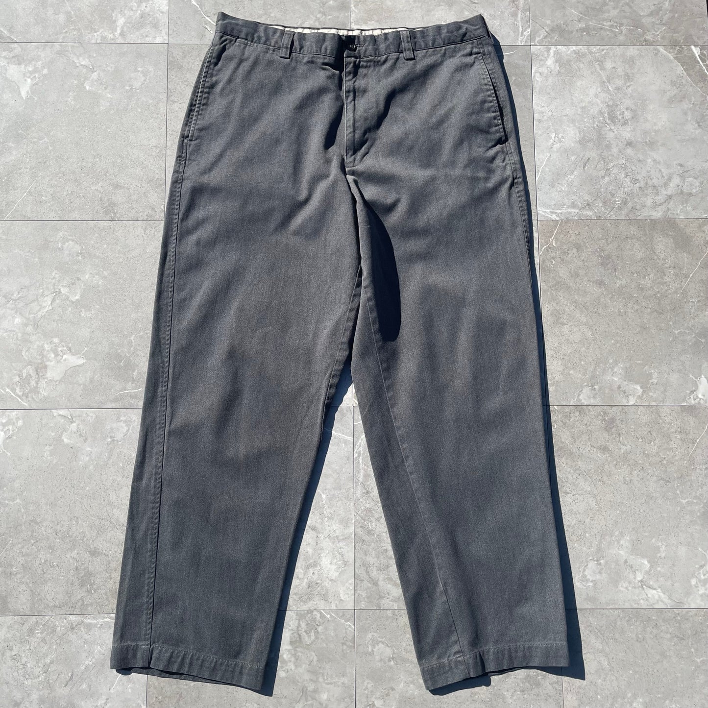 00s Gap Washed Gray/Black Loose Fit Pants 38x32 KiiChain Clothing