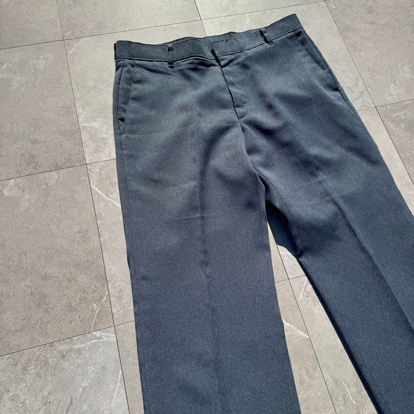 80s Levi's Blue/Grey Made in USA Action Slacks KiiChain Clothing