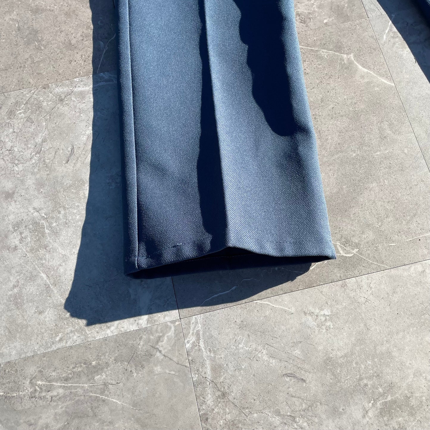 80s Levi's 517 Made in USA Sta-Prest Blue Flared Slacks KiiChain Clothing