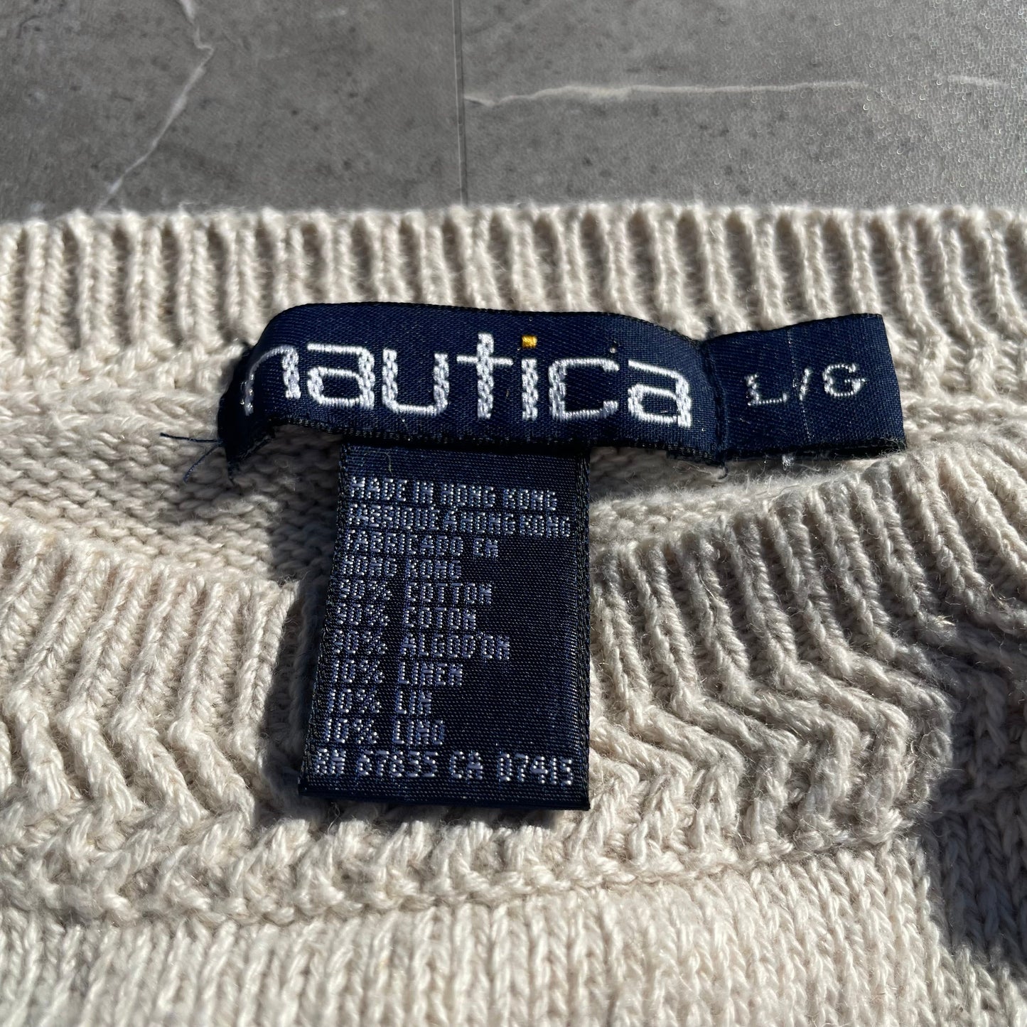 90s Nautica Checkered Knit KiiChain Clothing