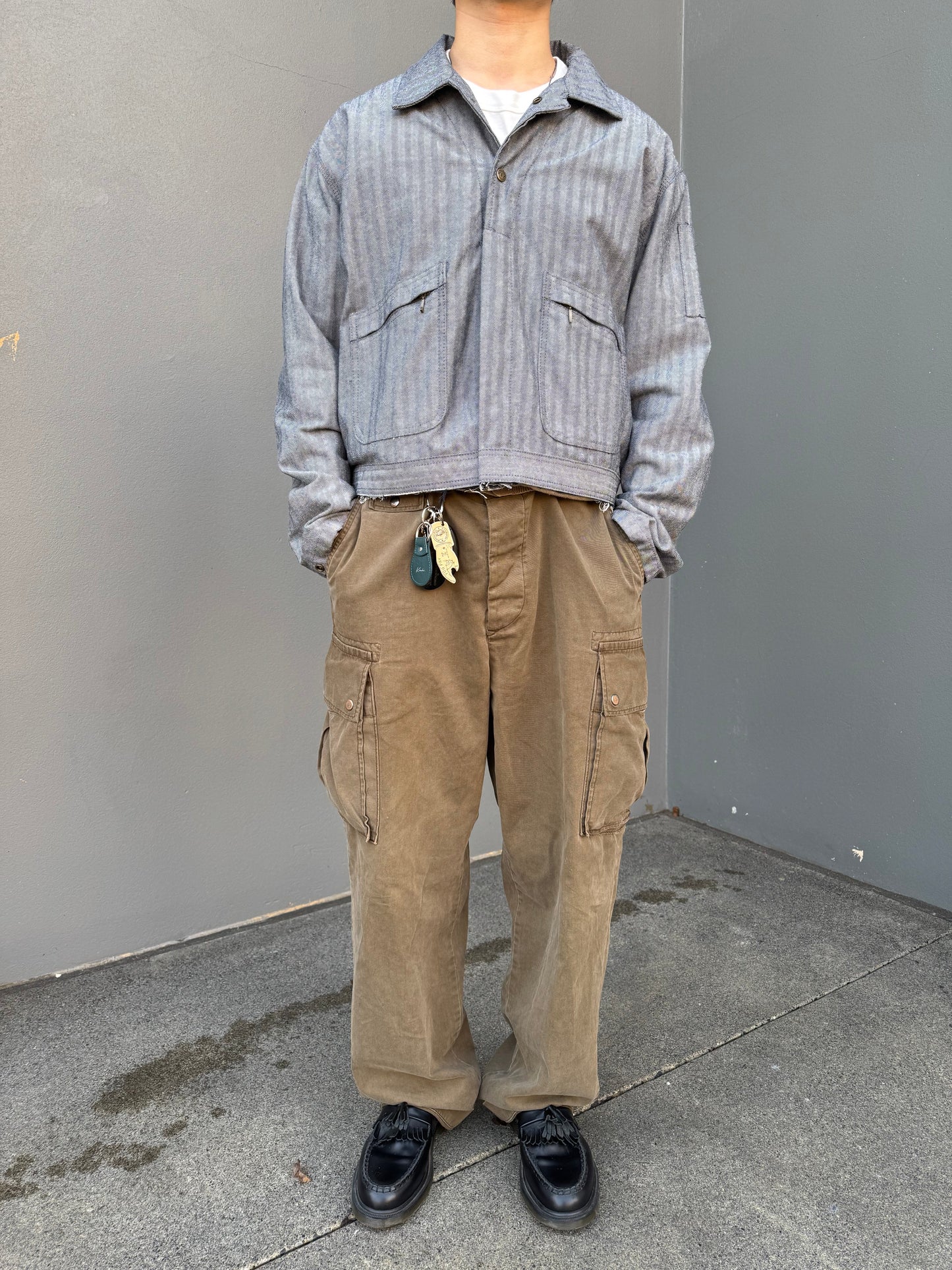 00s Key Herringbone Cropped Jacket KiiChain Clothing