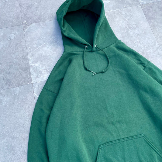 90s Tultex Made in USA Blank Green Hoodie KiiChain Clothing