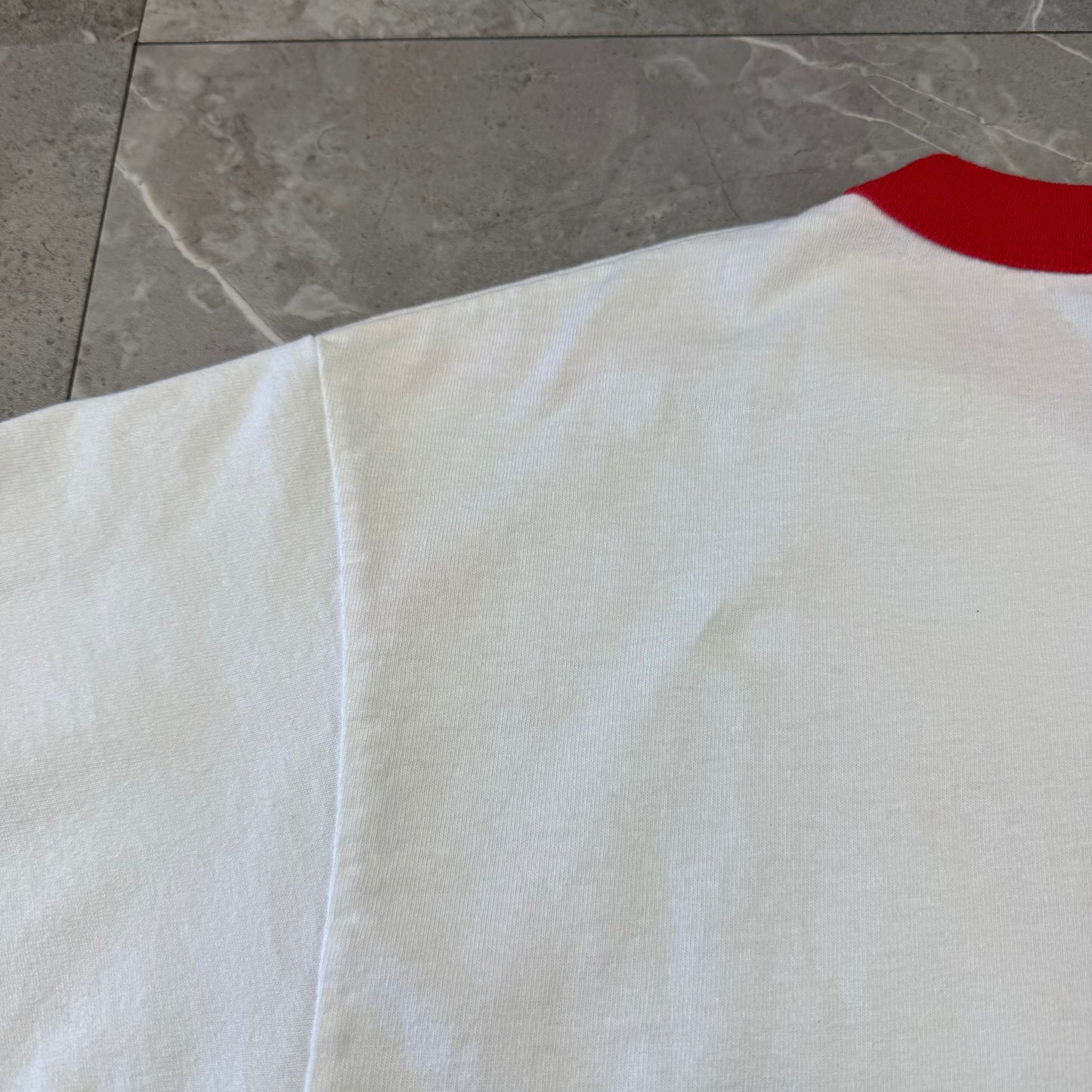 90s-00s AAA Miller High Life White & Red Ringer T-Shirt