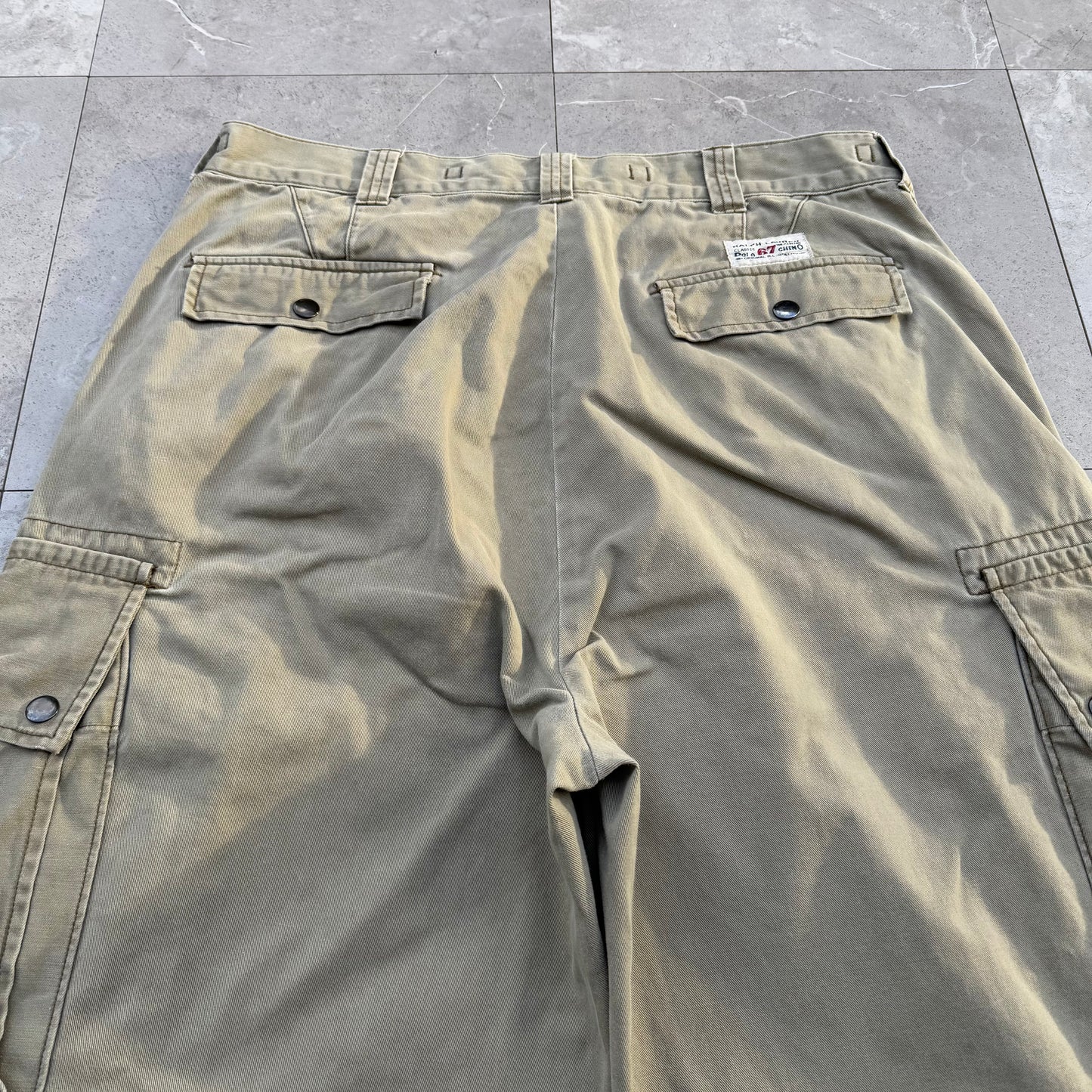 90s-00s Polo by Ralph Lauren Polo Chino Cargo Pants 35x32