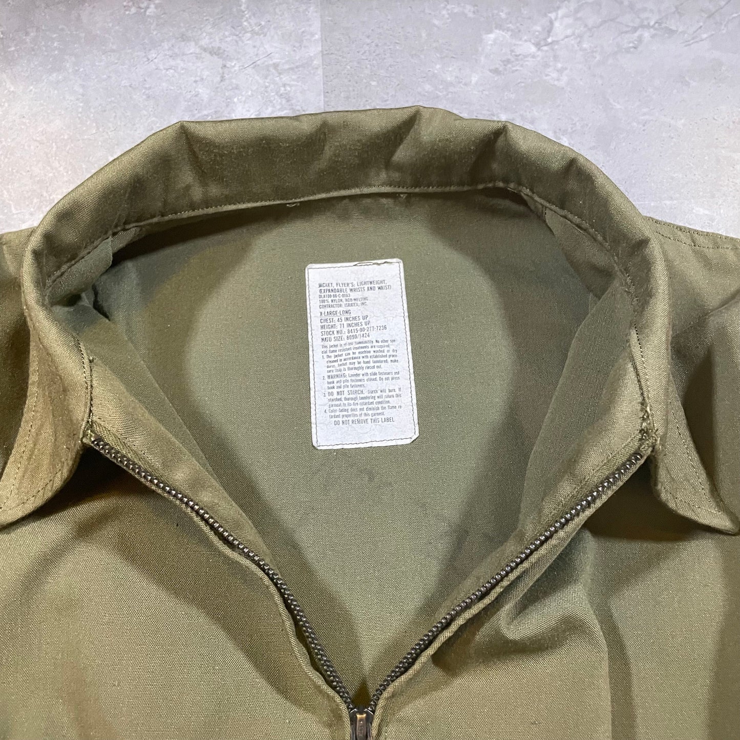 80s Military Made in USA Flight Jacket KiiChain