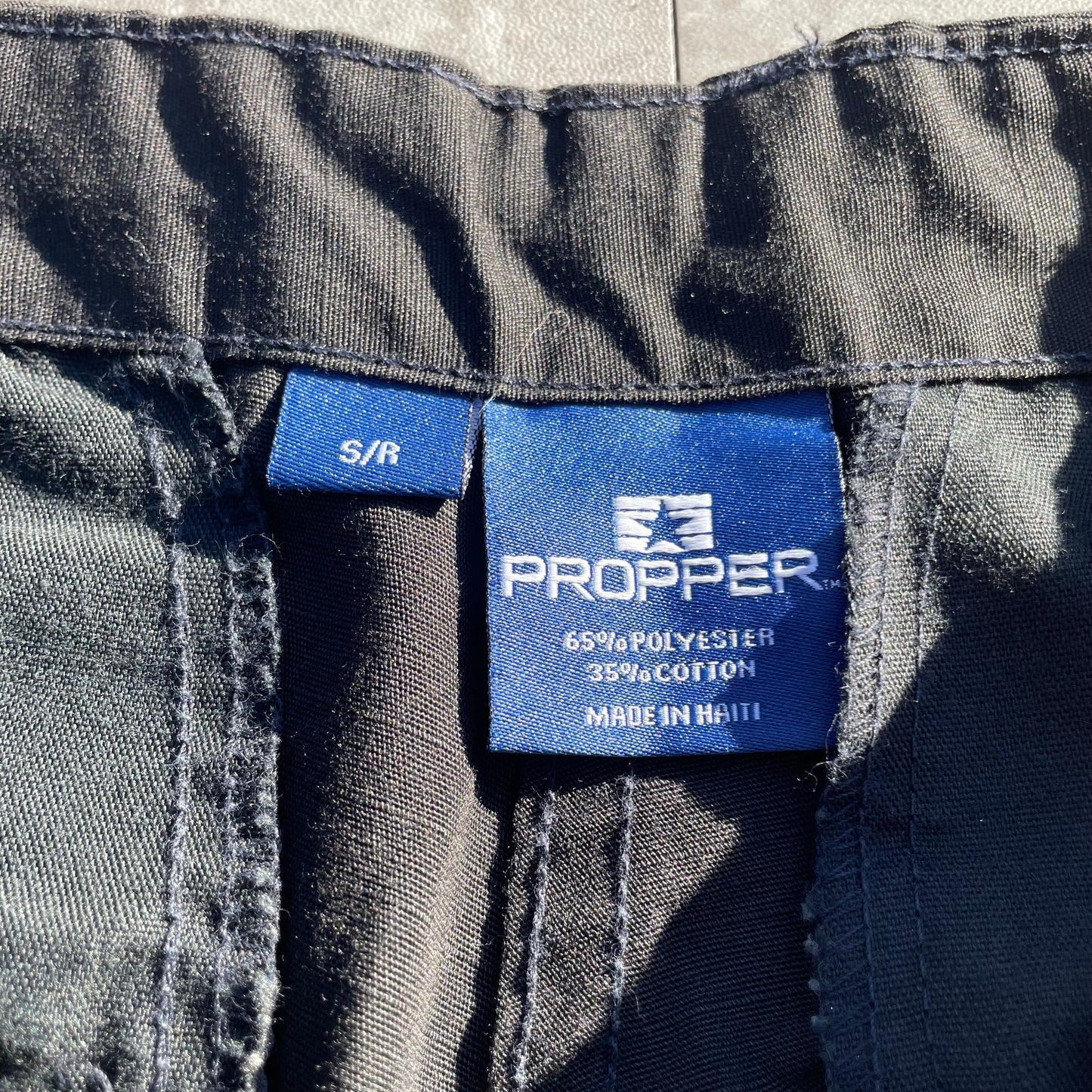 00s Propper Black Rip-Stop Cargo Military Pants Size S/R KiiChain Clothing