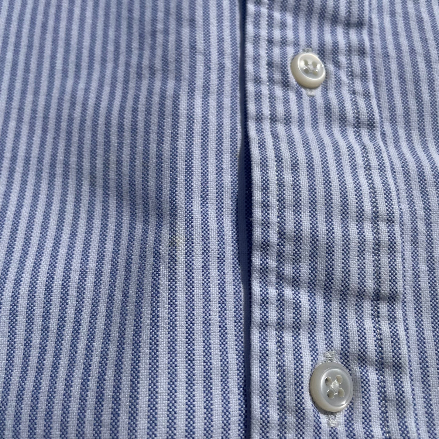 90s-00s Ralph Lauren “Big Shirt Blue Striped Shirt KiiChain Clothing