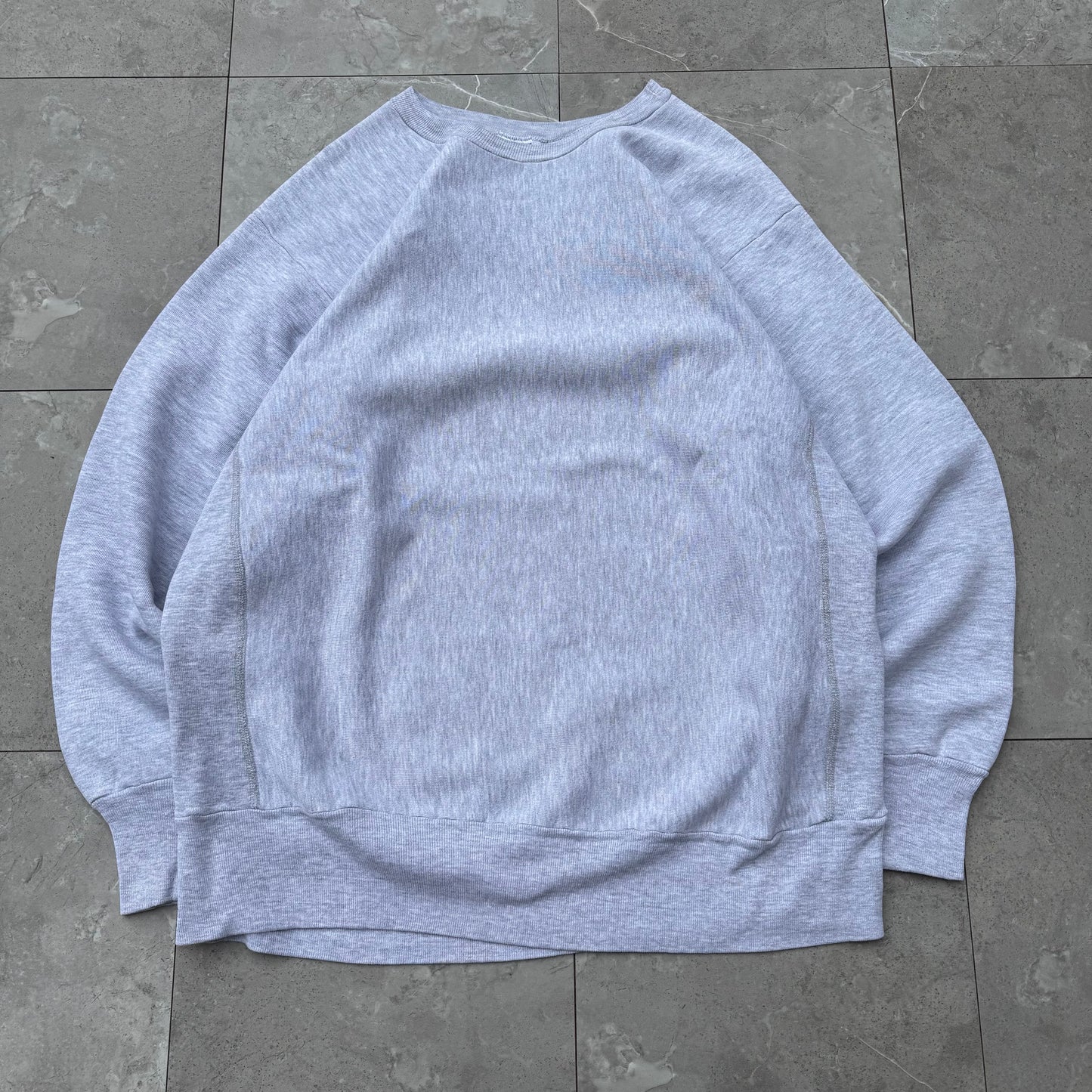 80s Champion Made in USA Gray Reverse Weave No Logo Sweatshirt