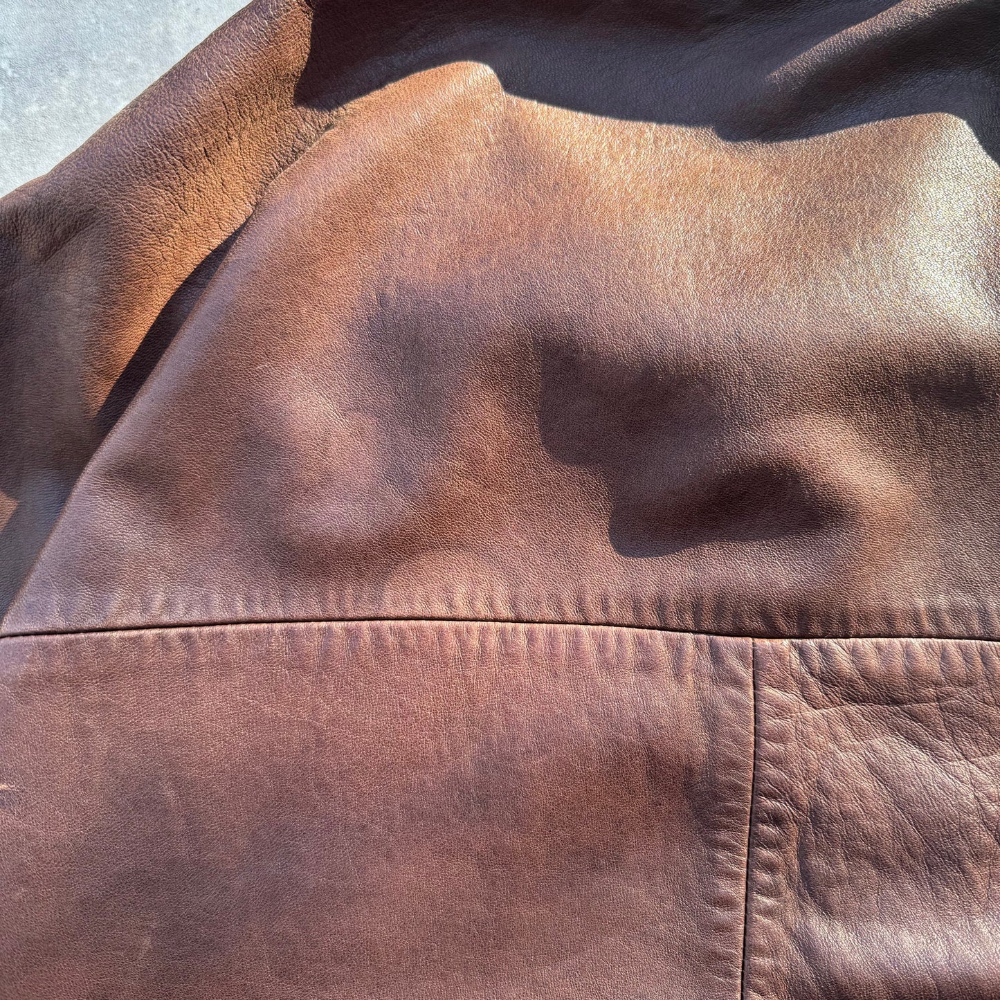 90s-00s Polo by Ralph Lauren Brown Leather Jacket KiiChain Clothing