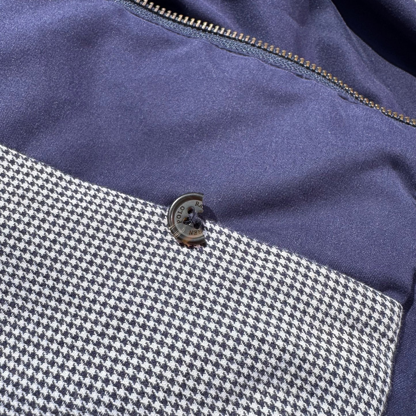 Ralph Lauren Navy Lined Swing Top Jacket