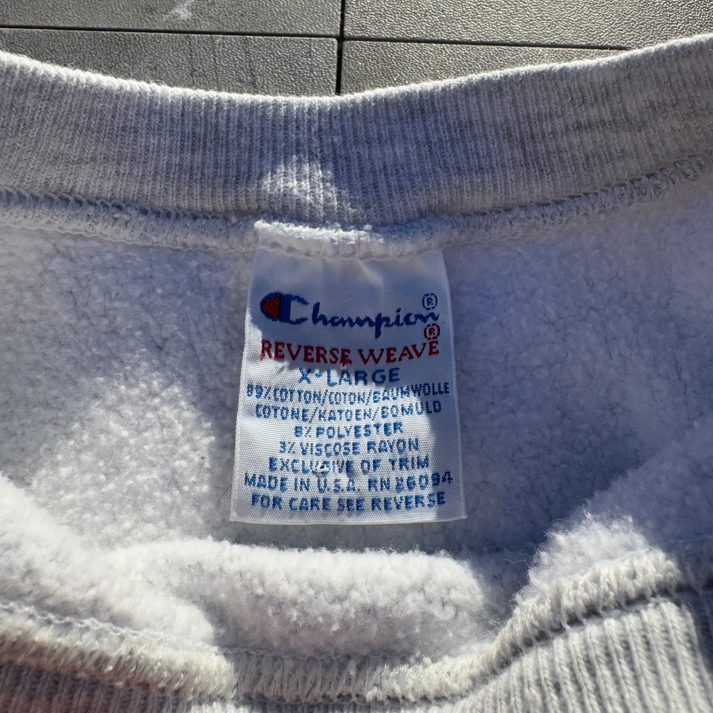 90s Champion Reverse Weave University of Pennsylvania Made in USA 3D College Spell-Out Sweatshirt
