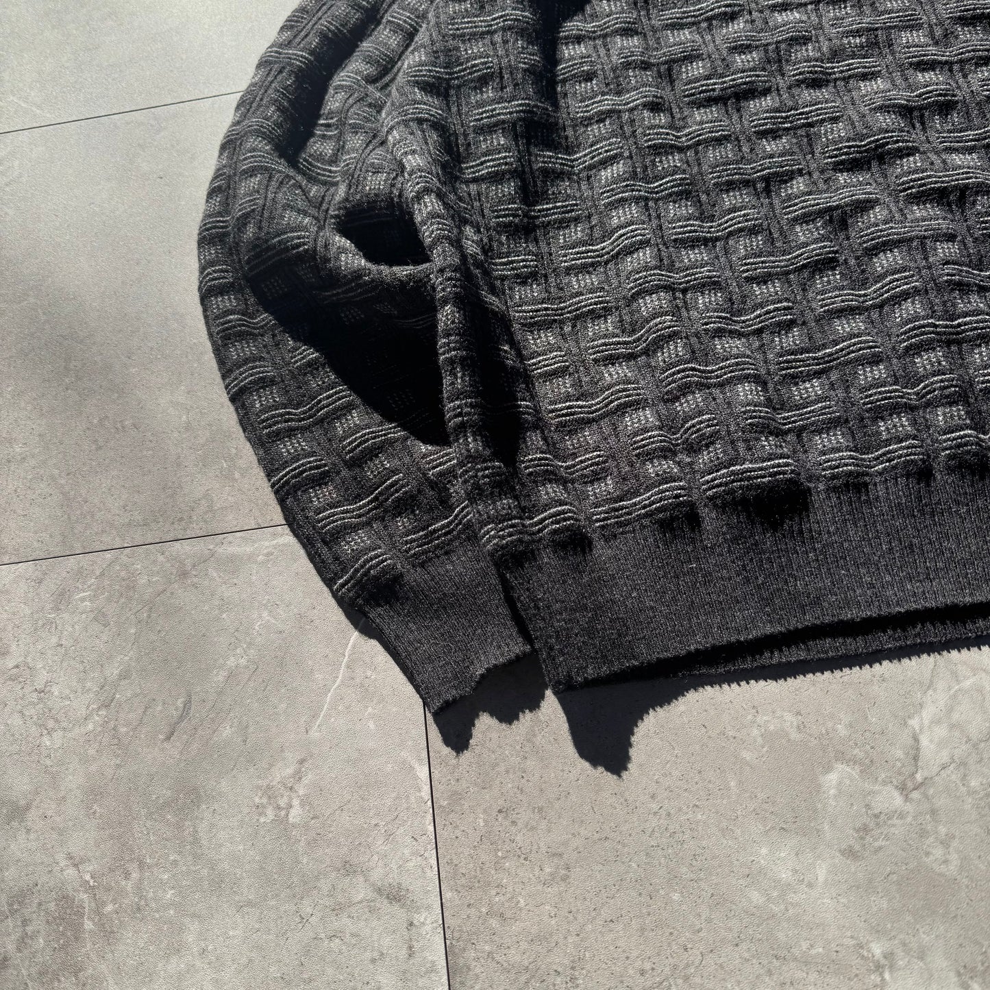90s Mino Milano Made in Italy Wool-Acrylic Design Knit KiiChain Clothing