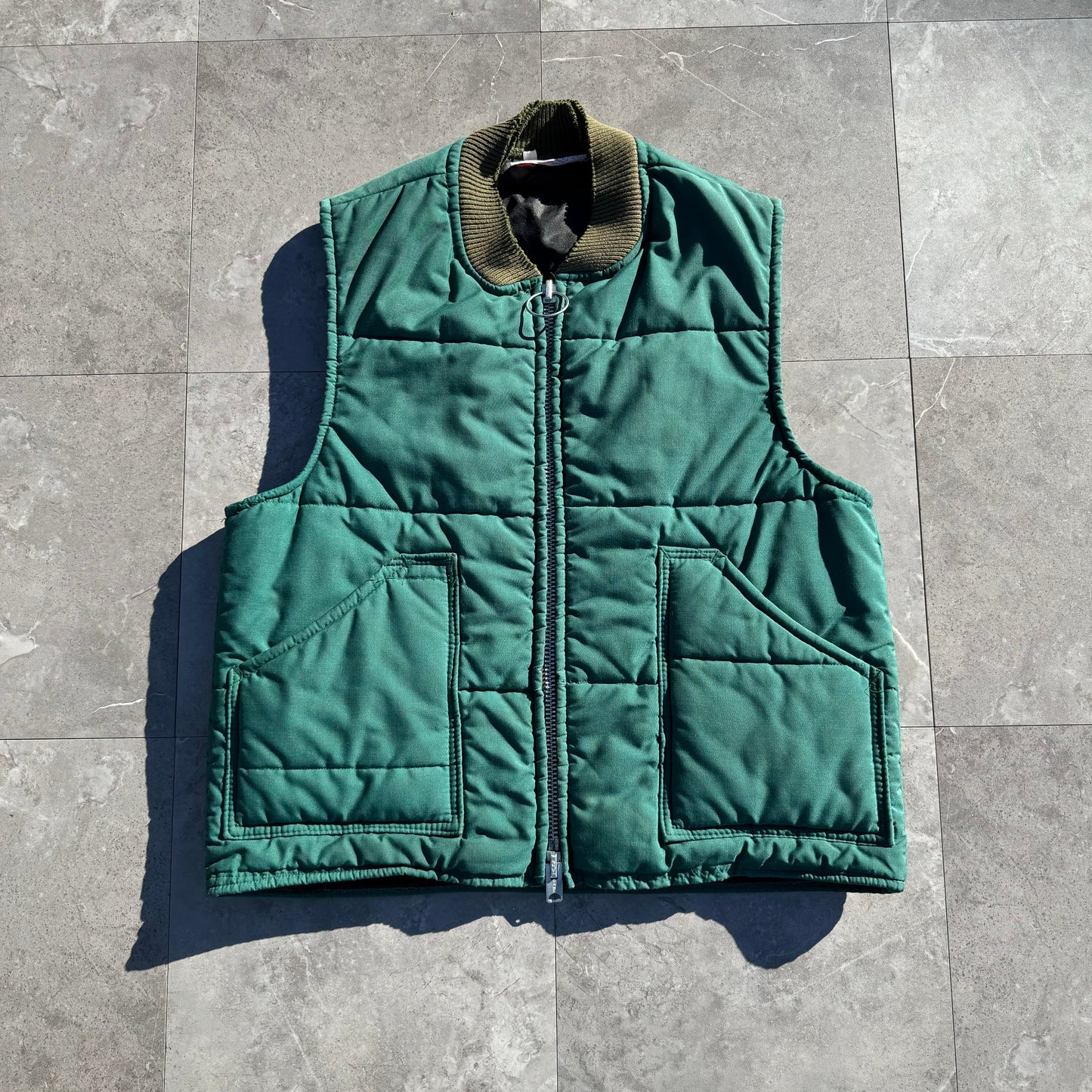 50s-60s Unknown Talon Zipper Vest KiiChain Clothing