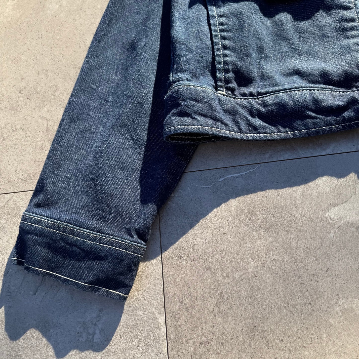 00s Lee Cropped Zip-Up Denim Jacket KiiChain Clothing