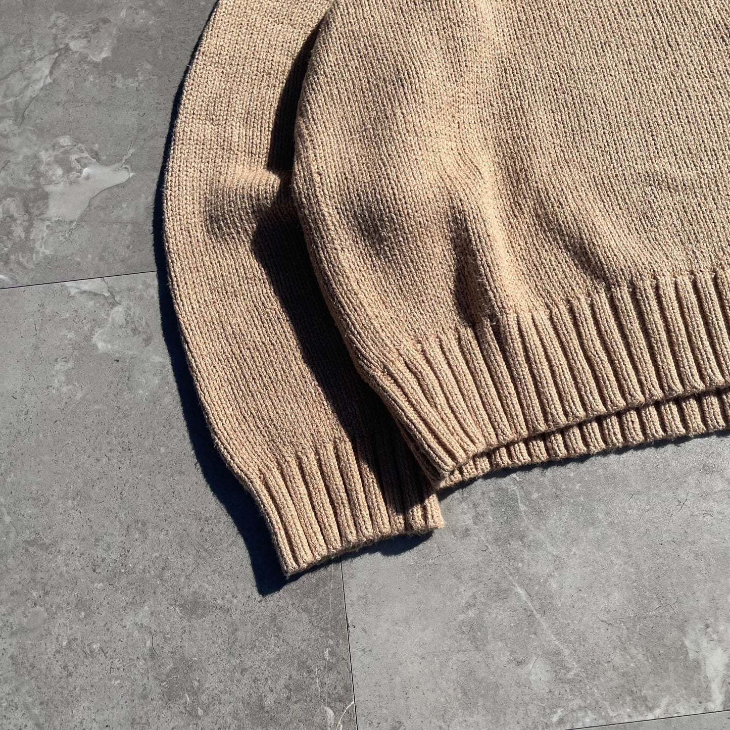 90s Ralph Lauren “Exclusive of Decoration” Brown Half-Zip Knit Pullover KiiChain Clothing