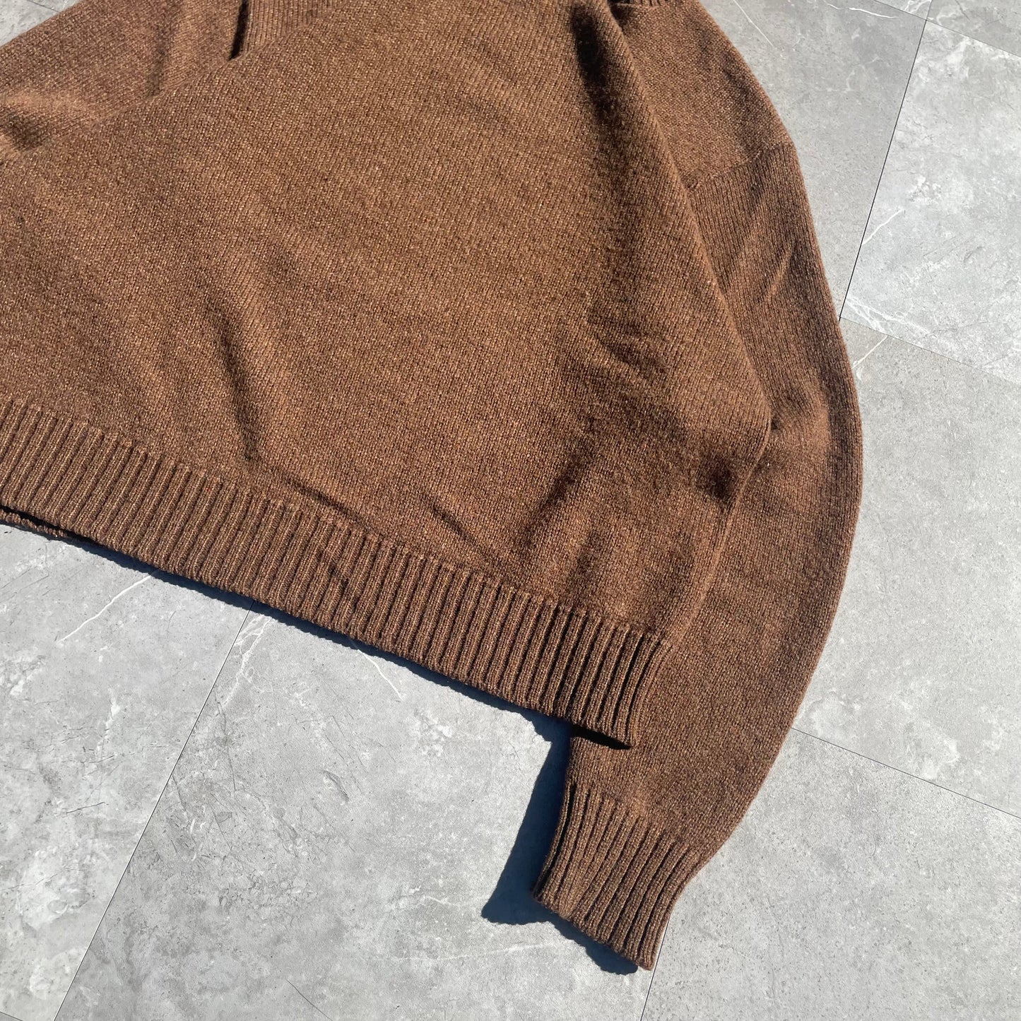 80s Jantzen Brown Blank Knit KiiChain Clothing