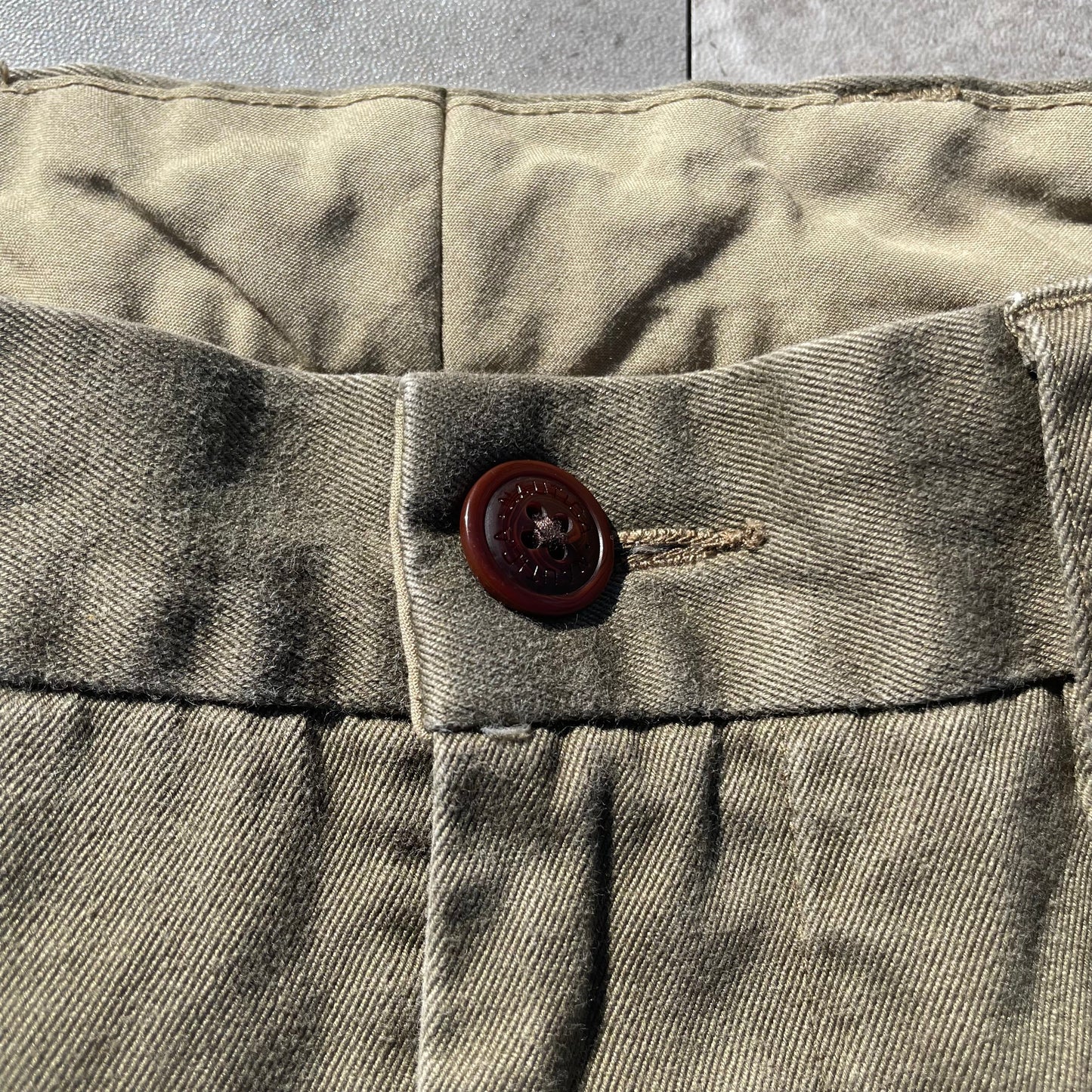 90s Nautica Spinnaker Brown Chino Pants 33x32 KiiChain Clothing