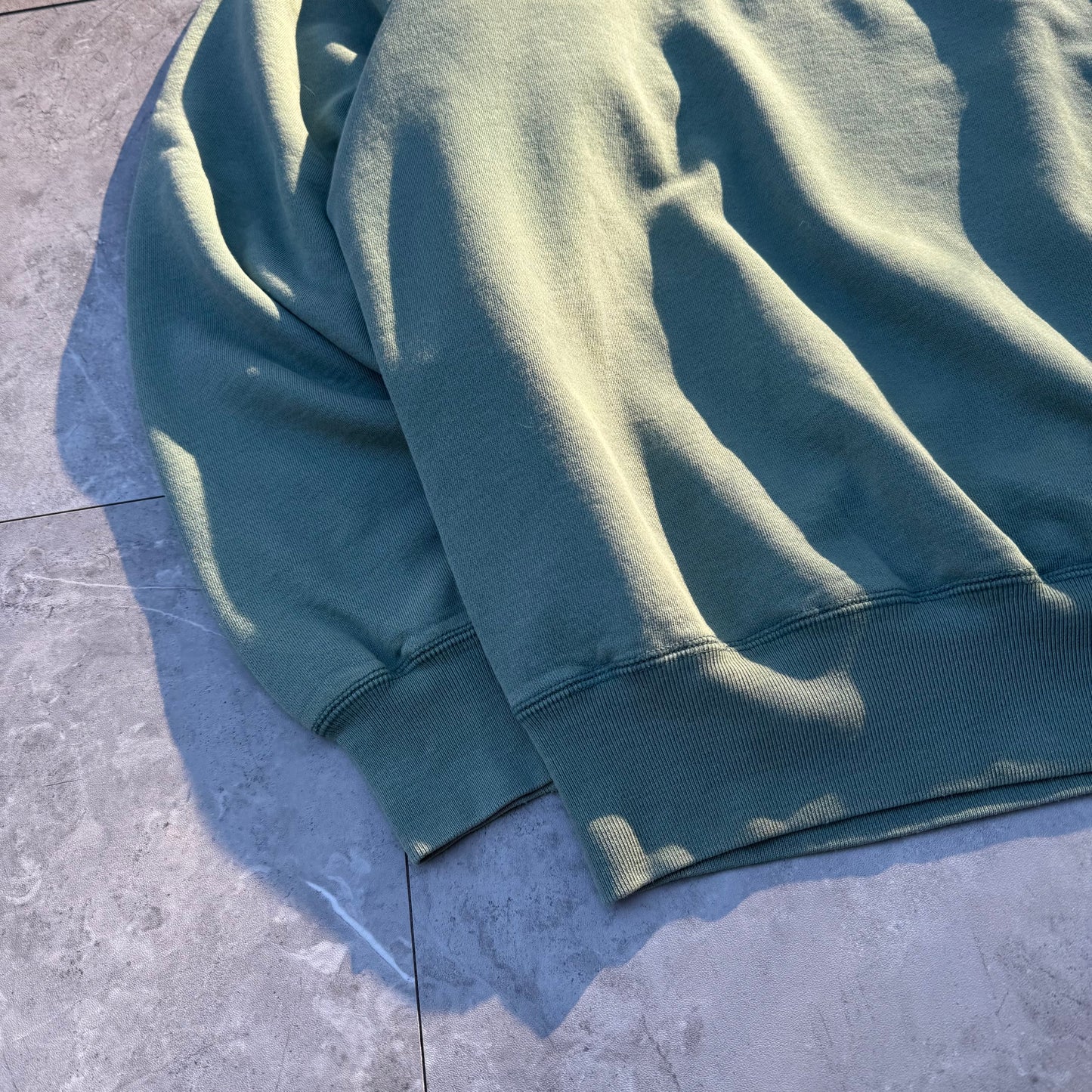 80s-90s Ralph Lauren Green Sun Faded Sweatshirt KiiChain Clothing