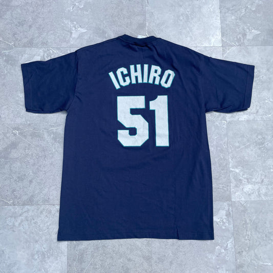 00s Deadstock Mariners Ichiro MLB Players T-Shirt KiiChain Clothing