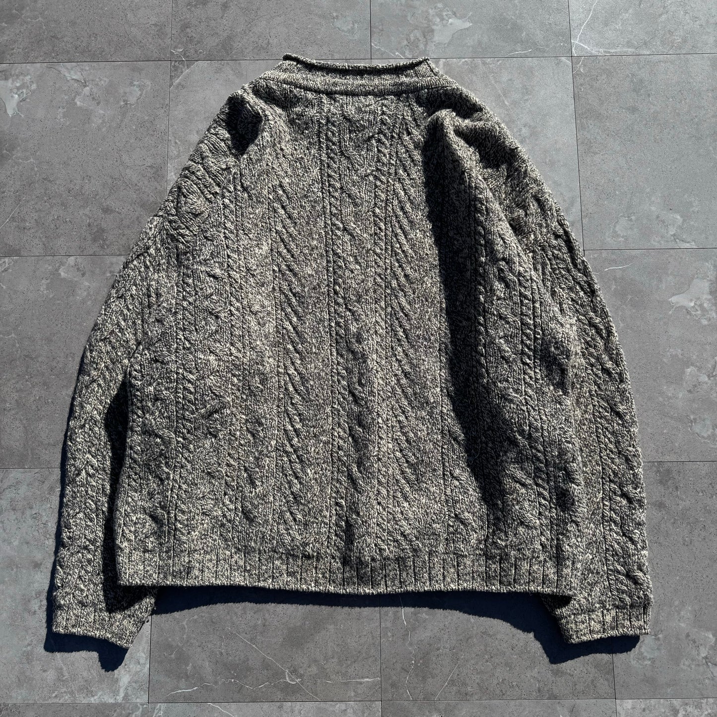 90s-00s Eddie Bauer Made in USA Wool-Blend Mock Neck Knitted Sweater KiiChain Clothing