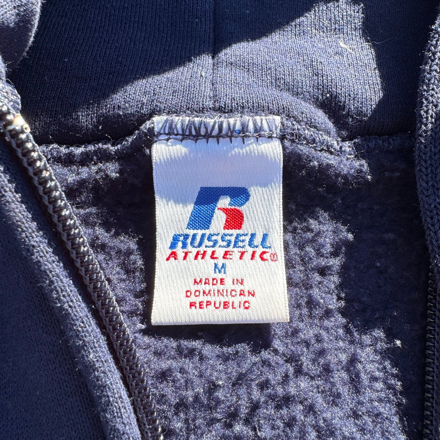 90s-00s Russell Athletic Plain Zip -Up Hoodie KiiChain Clothing