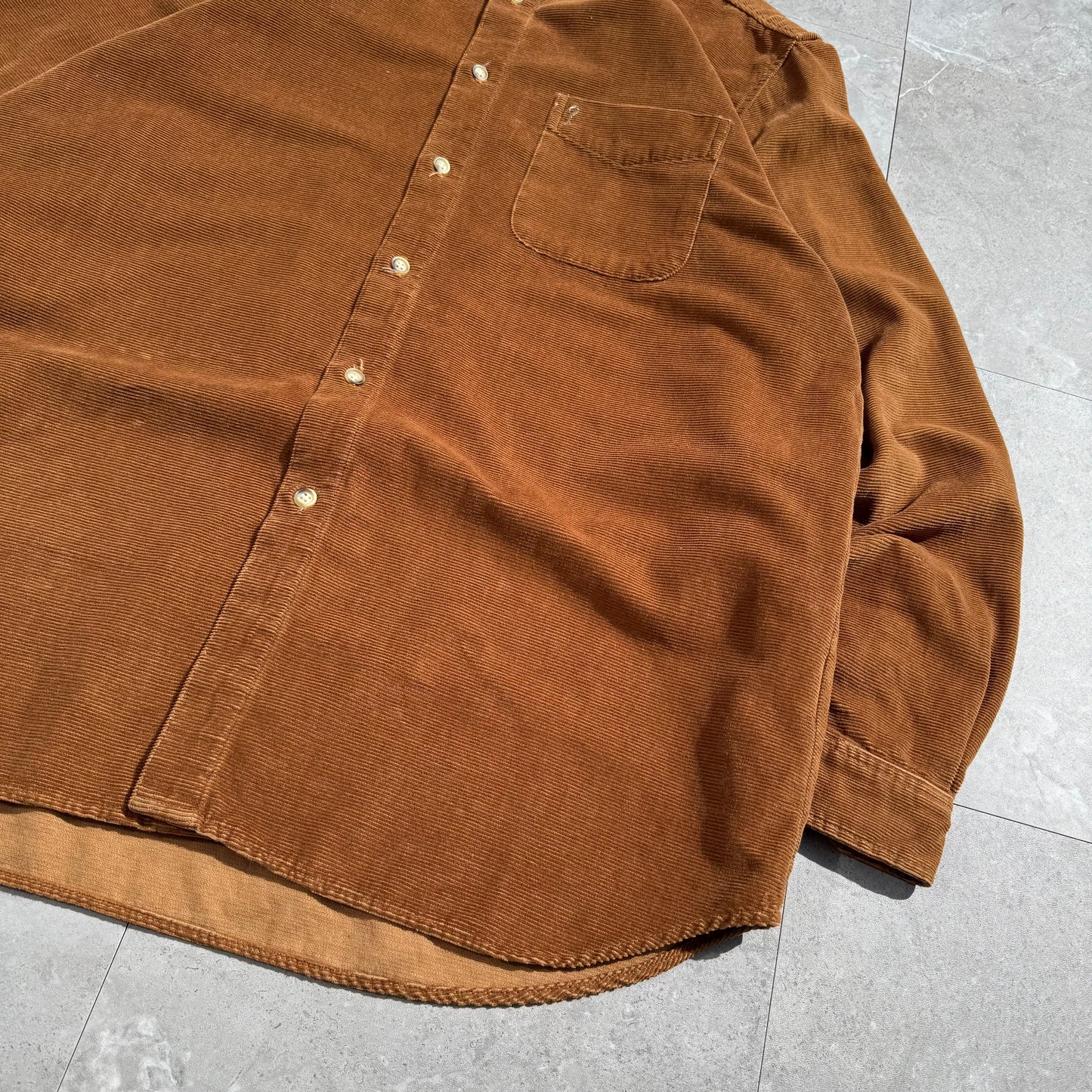 90s GUESS Made in USA Oversized Heavyweight Corduroy Shirt KiiChain Clothing