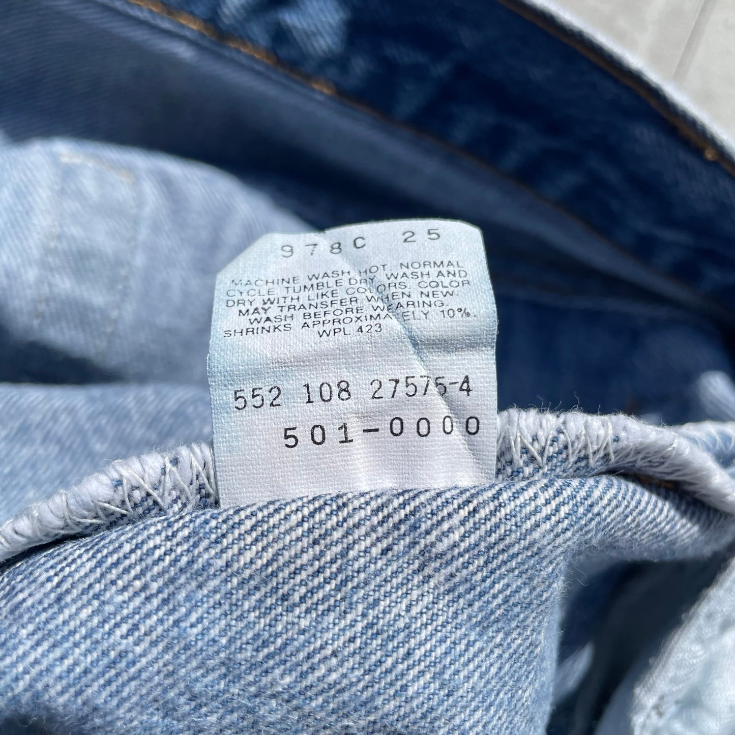 90s Levi's 501xx Made in USA Denim 35x36 KiiChain Clothing