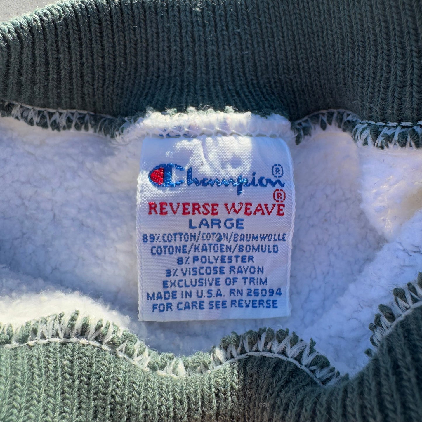 90s Champion Reverse Weave Kellogg School of Management Made in USA Thrashed College Sweatshirt KiiChain Clothing