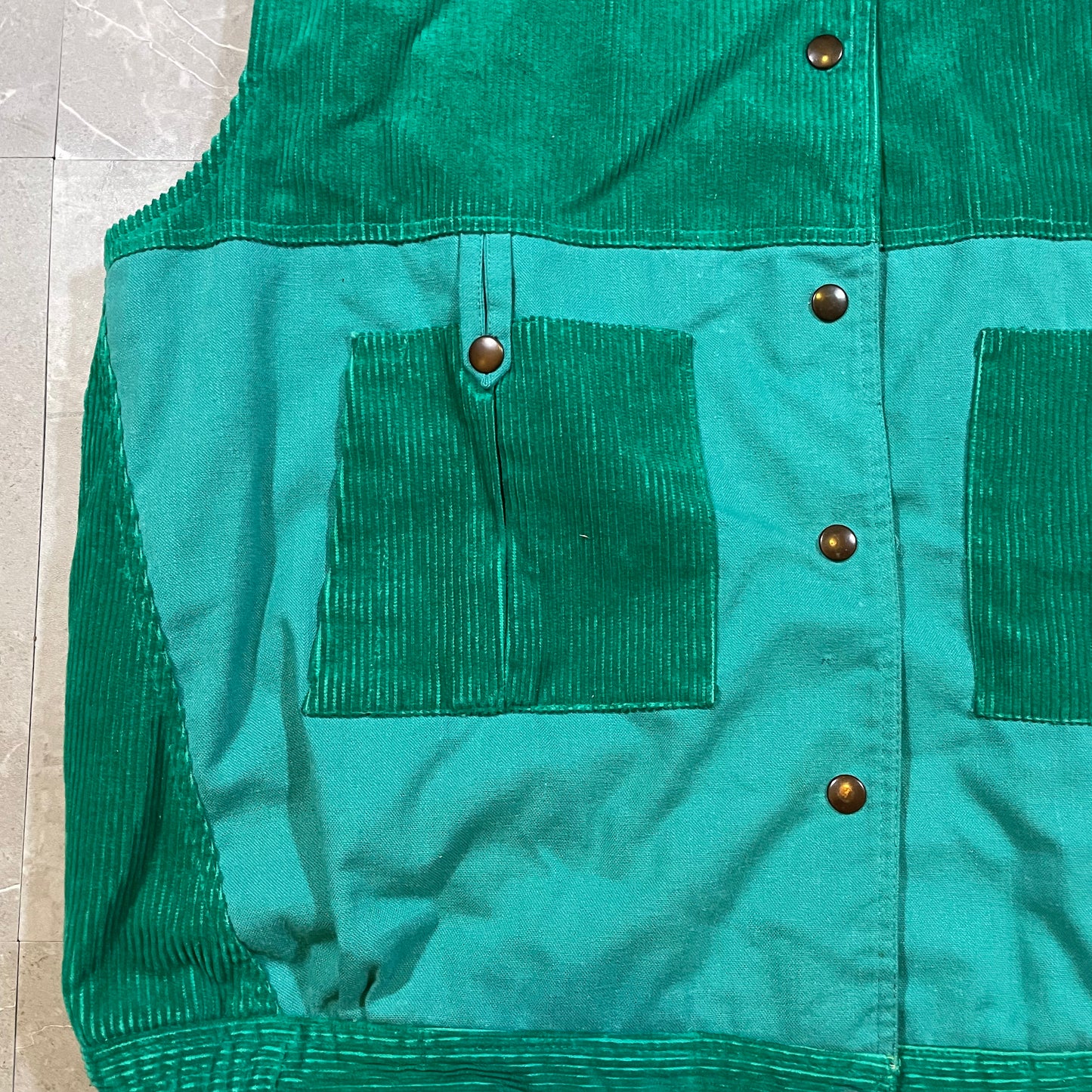 90s Unknown Hand Crafted Corduroy Tech Vest