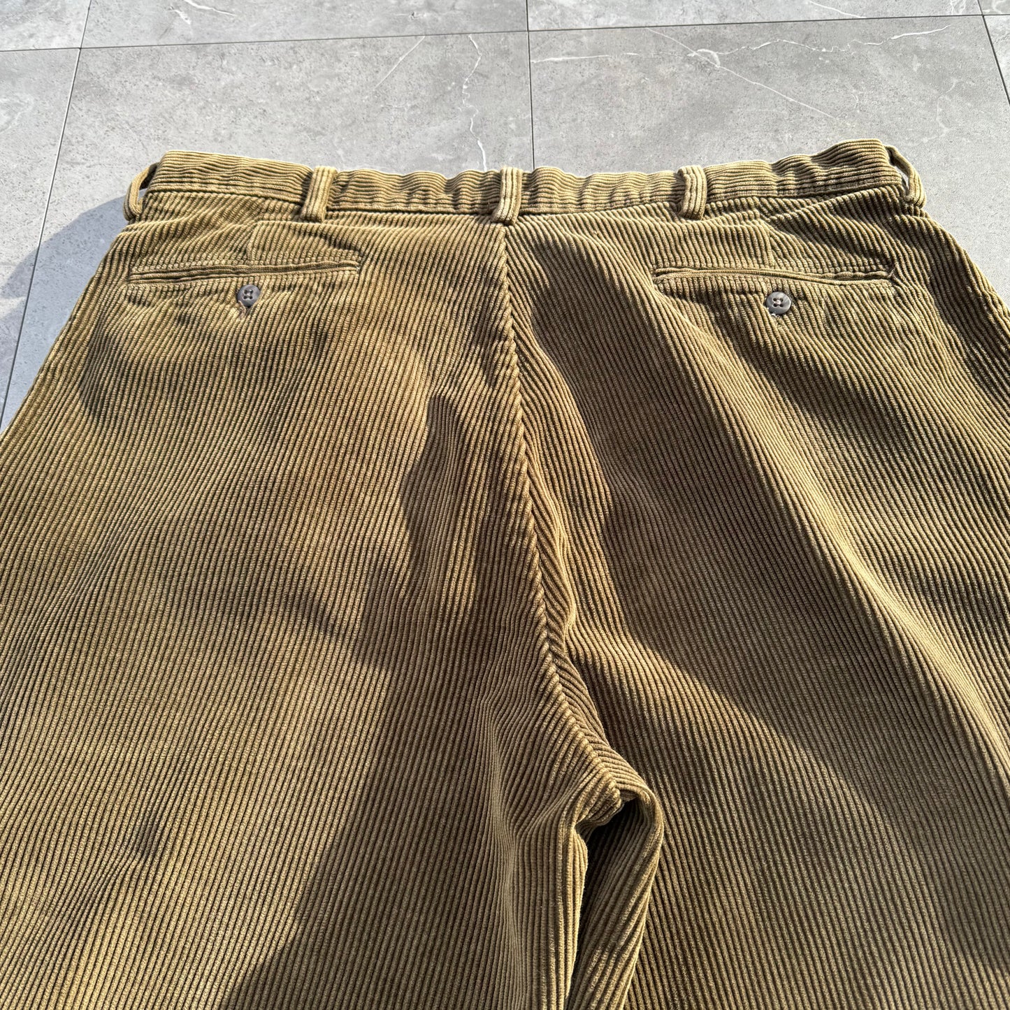 90s-00s Polo by Ralph Lauren Brown Corduroy Andrew Pants 38x30