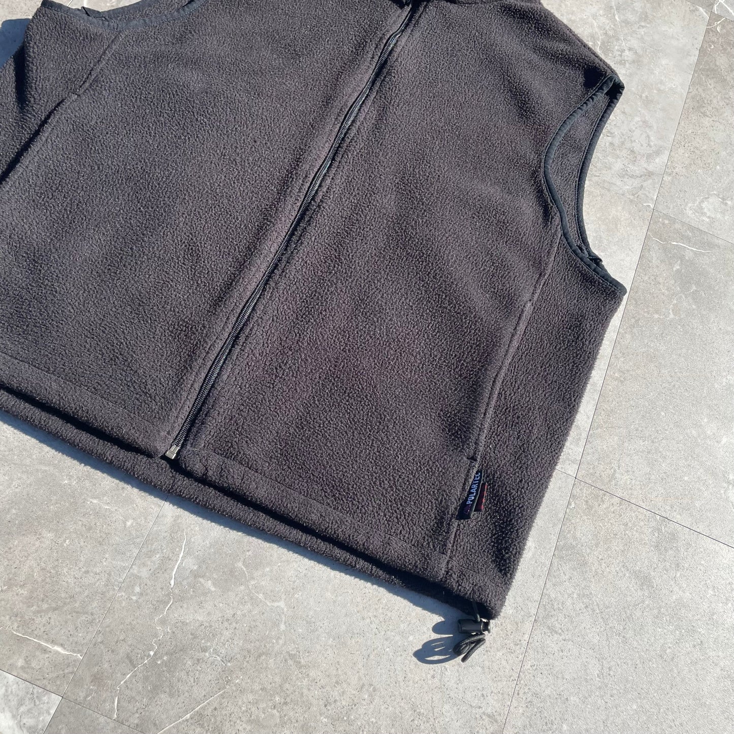 90s-00s Woolrich Polar-Tec Made in USA Black Fleece Vest KiiChain Clothing