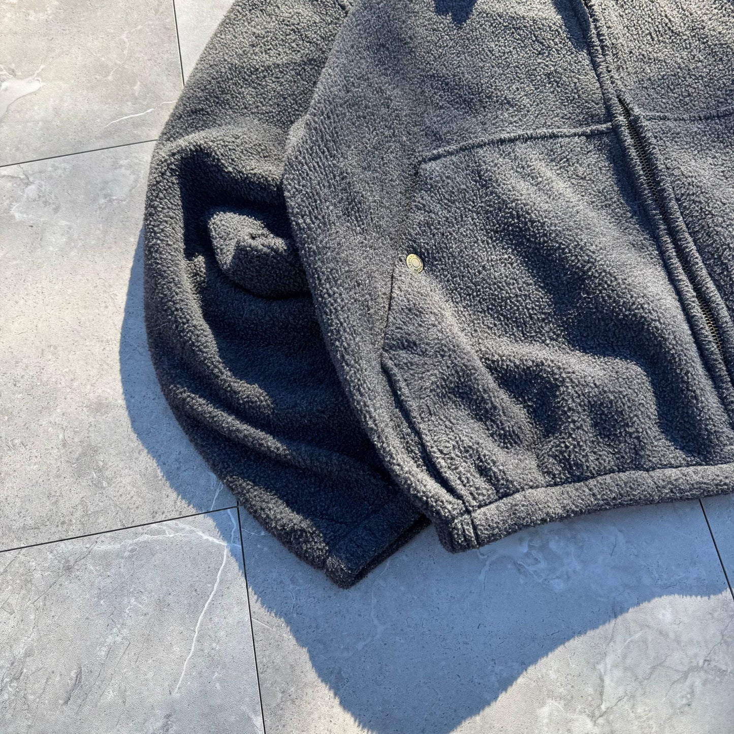 80s-90s Polo by Ralph Lauren Made in USA Fleece Swing Top Jacket