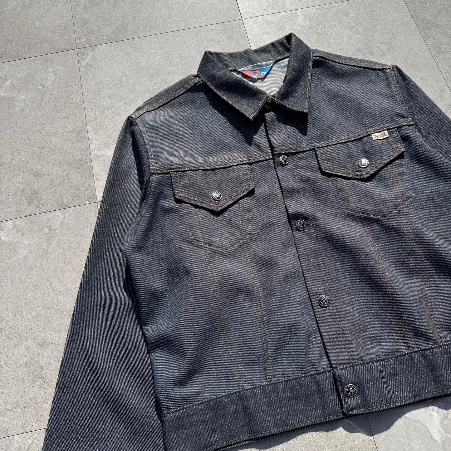 70s Sears Put-On Shop Toughskins Dark Wash Denim Jacket KiiChain Clothing