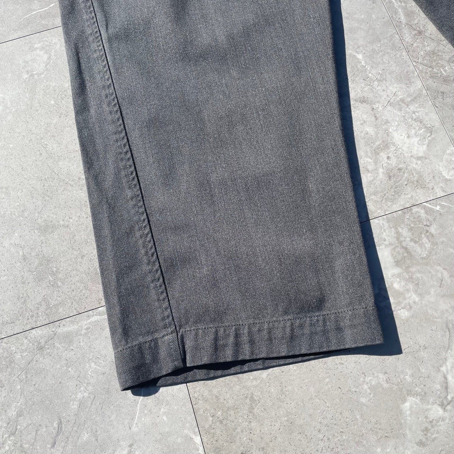 00s Gap Washed Gray/Black Loose Fit Pants 38x32 KiiChain Clothing