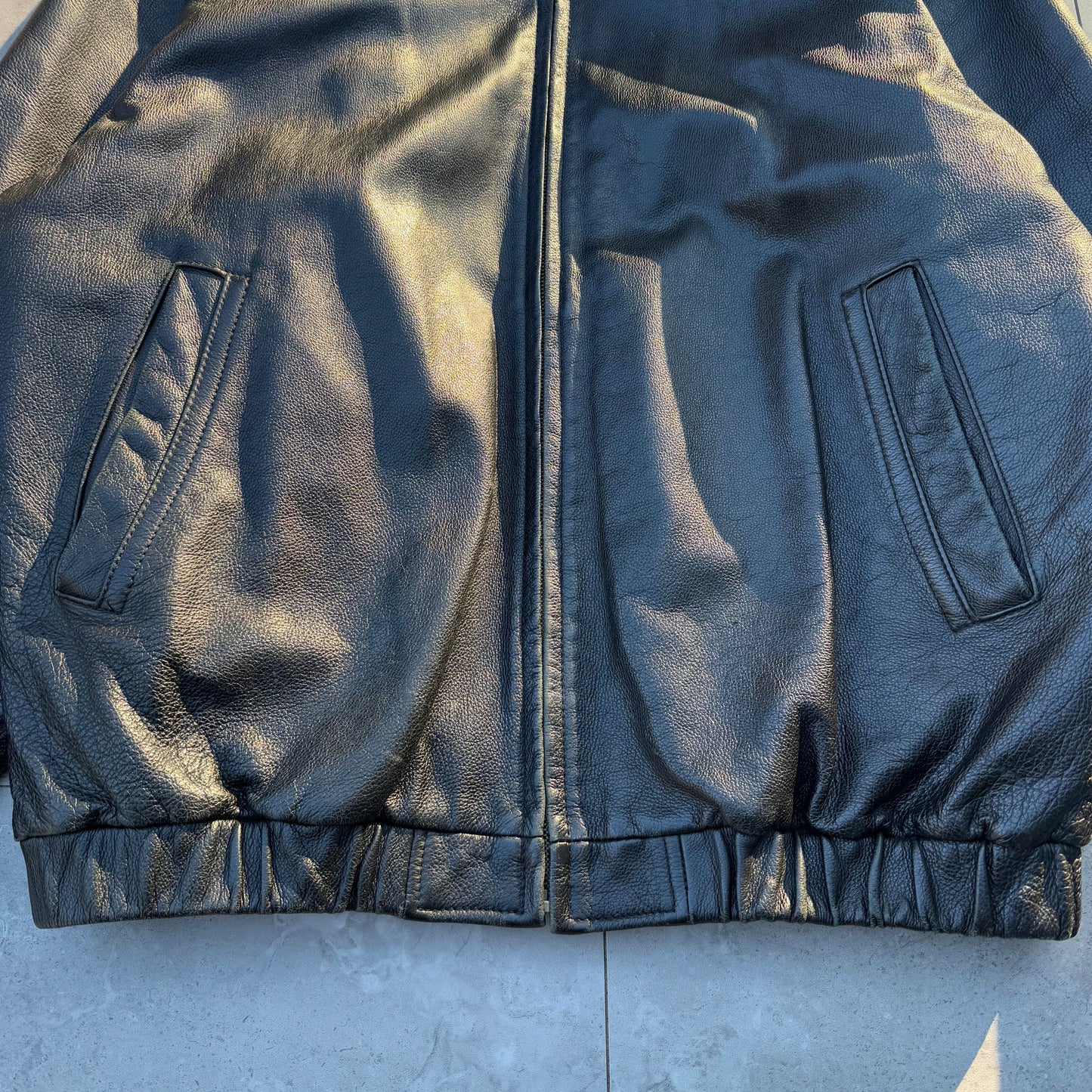 90s St John's Bay Leather Jacket KiiChain Clothing