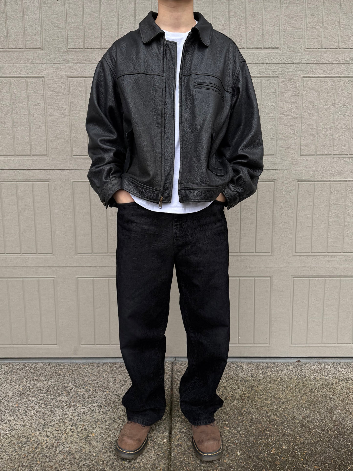 90s-00s Eddie Bauer Legend Leather Jacket KiiChain Clothing