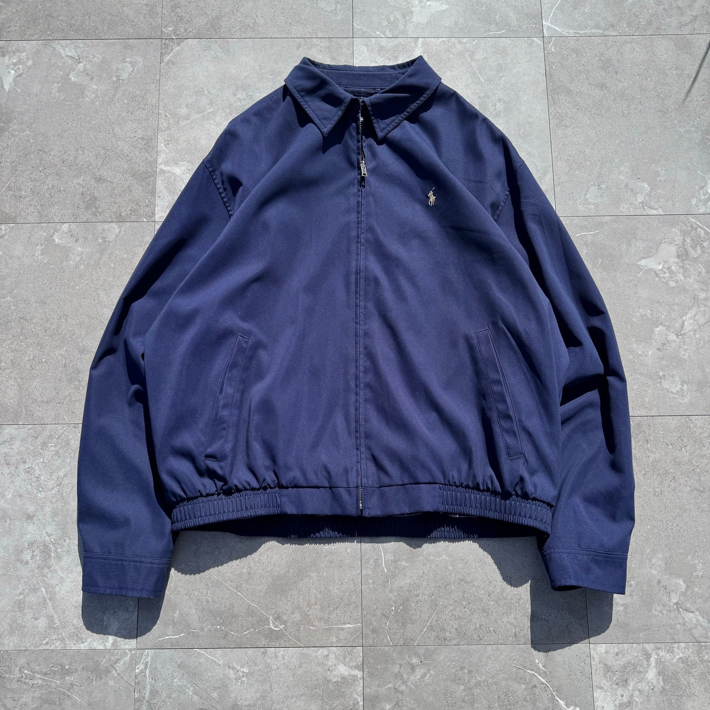 90s Ralph Lauren Navy Swing Top Jacket KiiChain Clothing