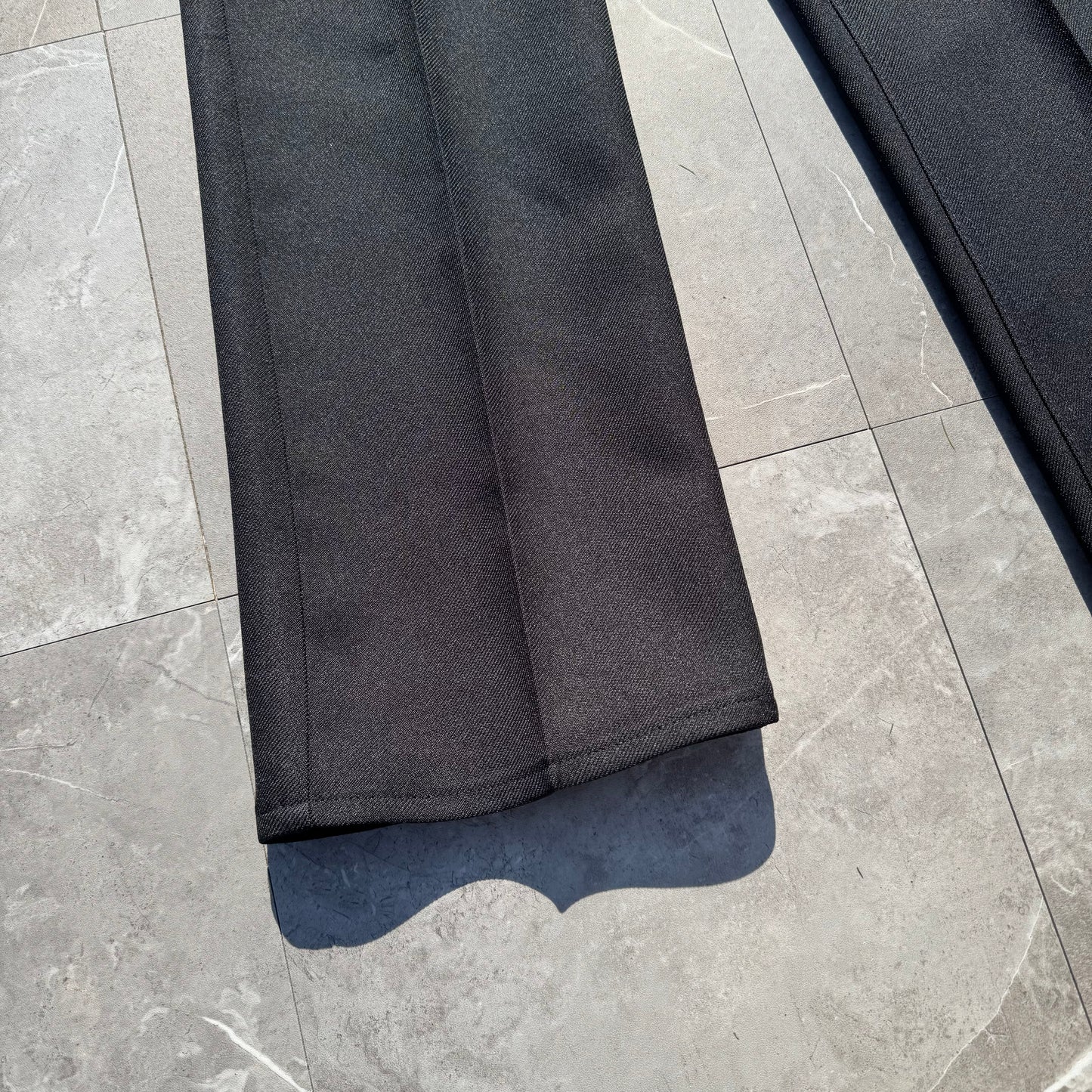 70s-80s Wrangler Made in USA Black Slacks 36x30 KiiChain Clothing