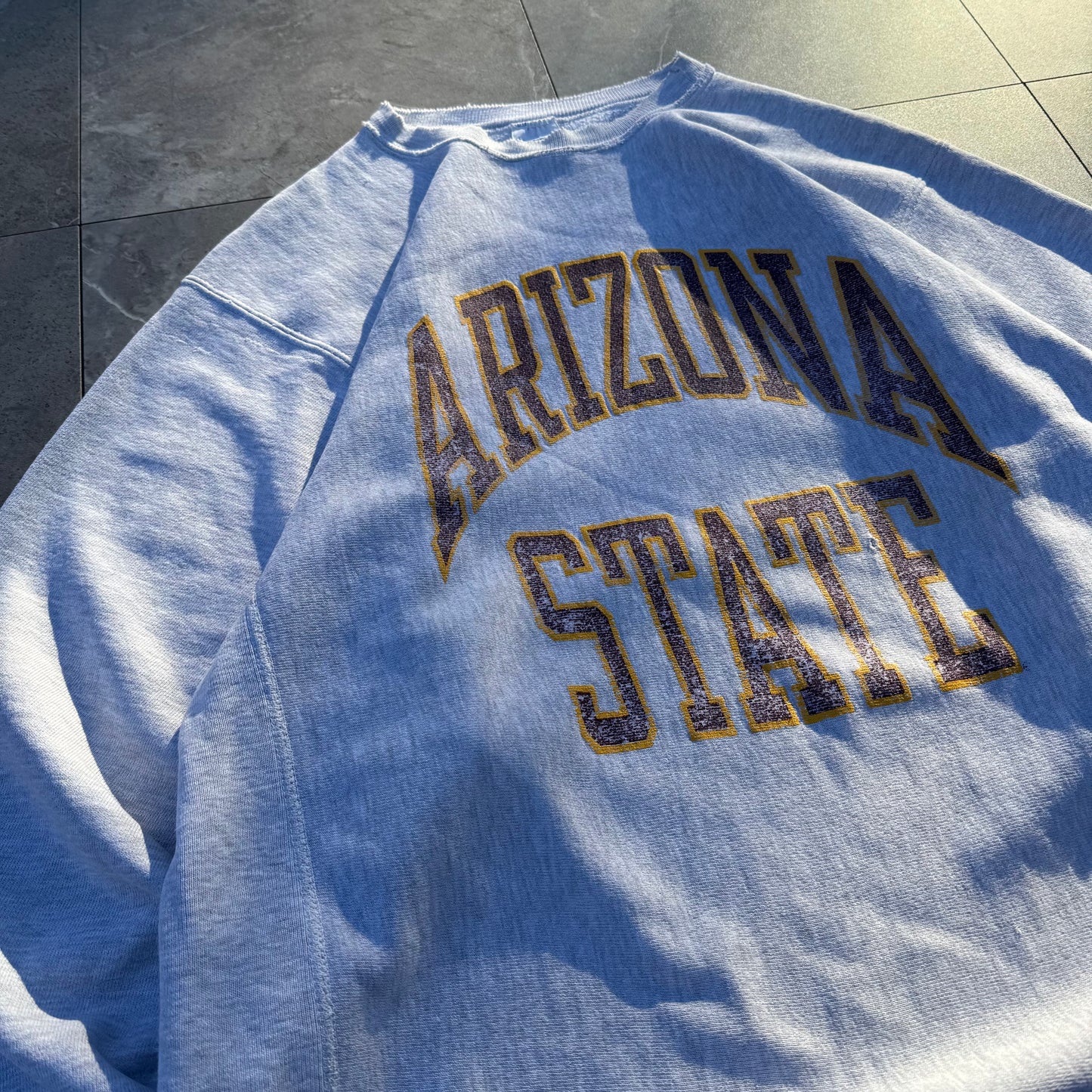 90s Champion Reverse Weave Arizona State University Made in USA College Spell-Out Sweatshirt