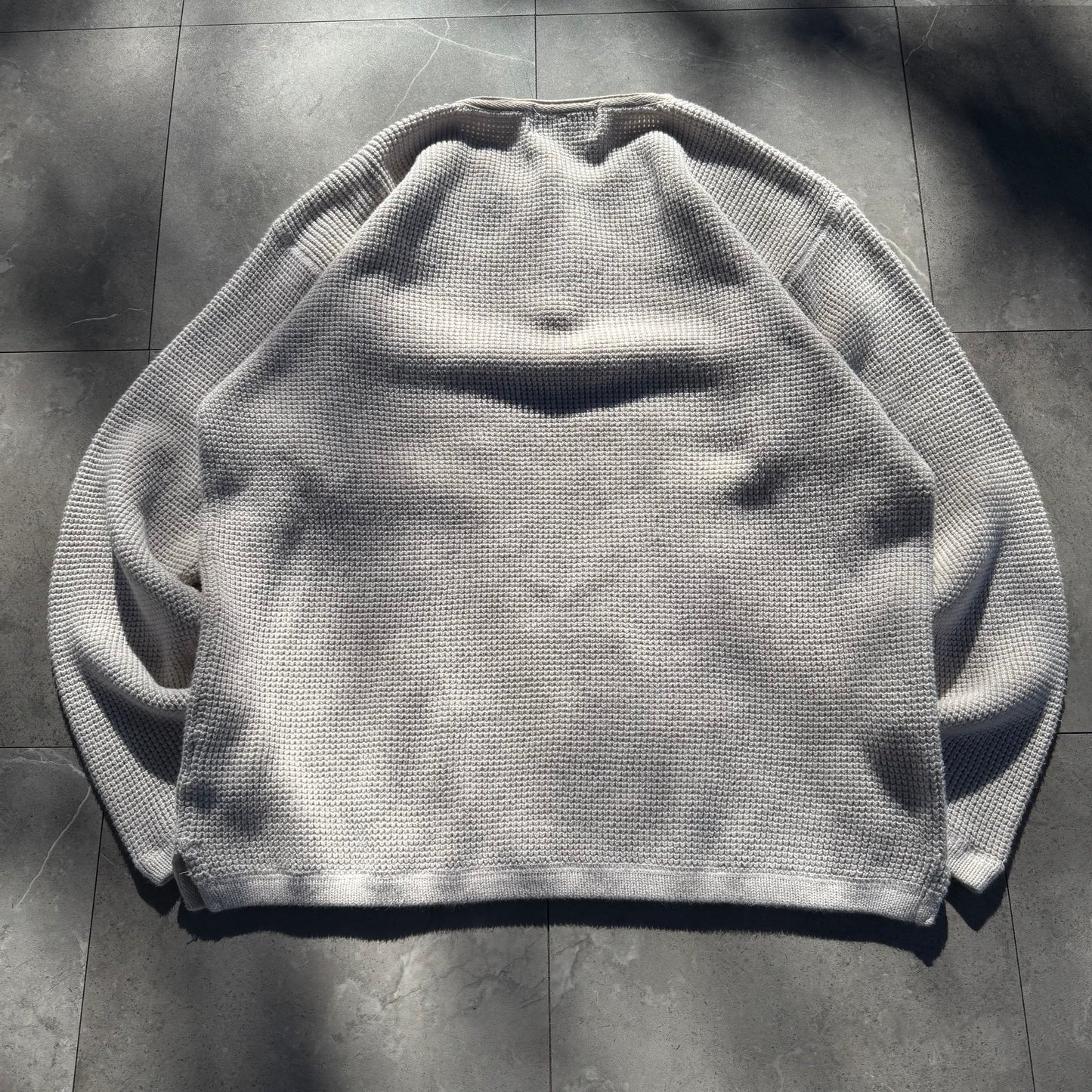 90s-00s Eddie Bauer Waffle Knit Thermal Henley