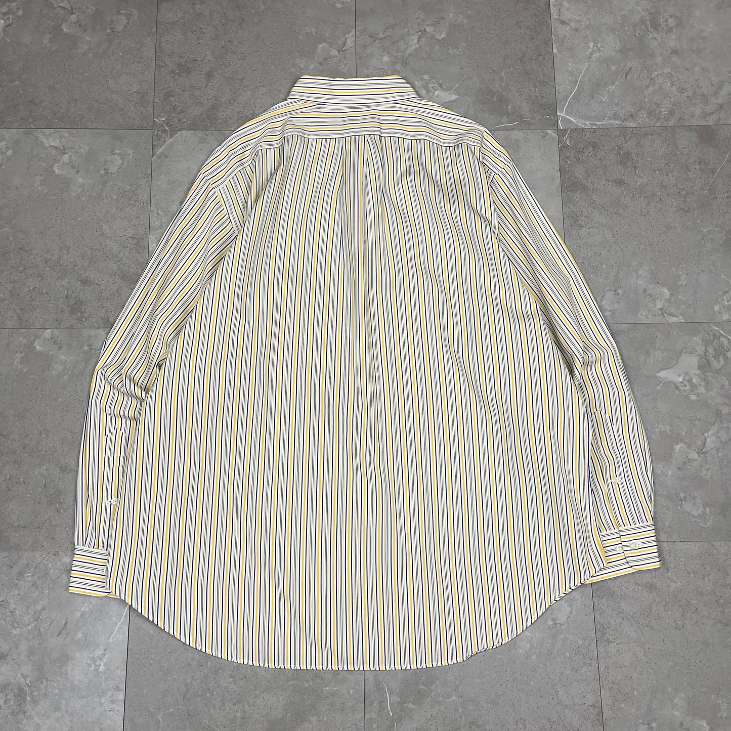 90s Ralph Lauren Classic Fit Yellow Striped Shirt