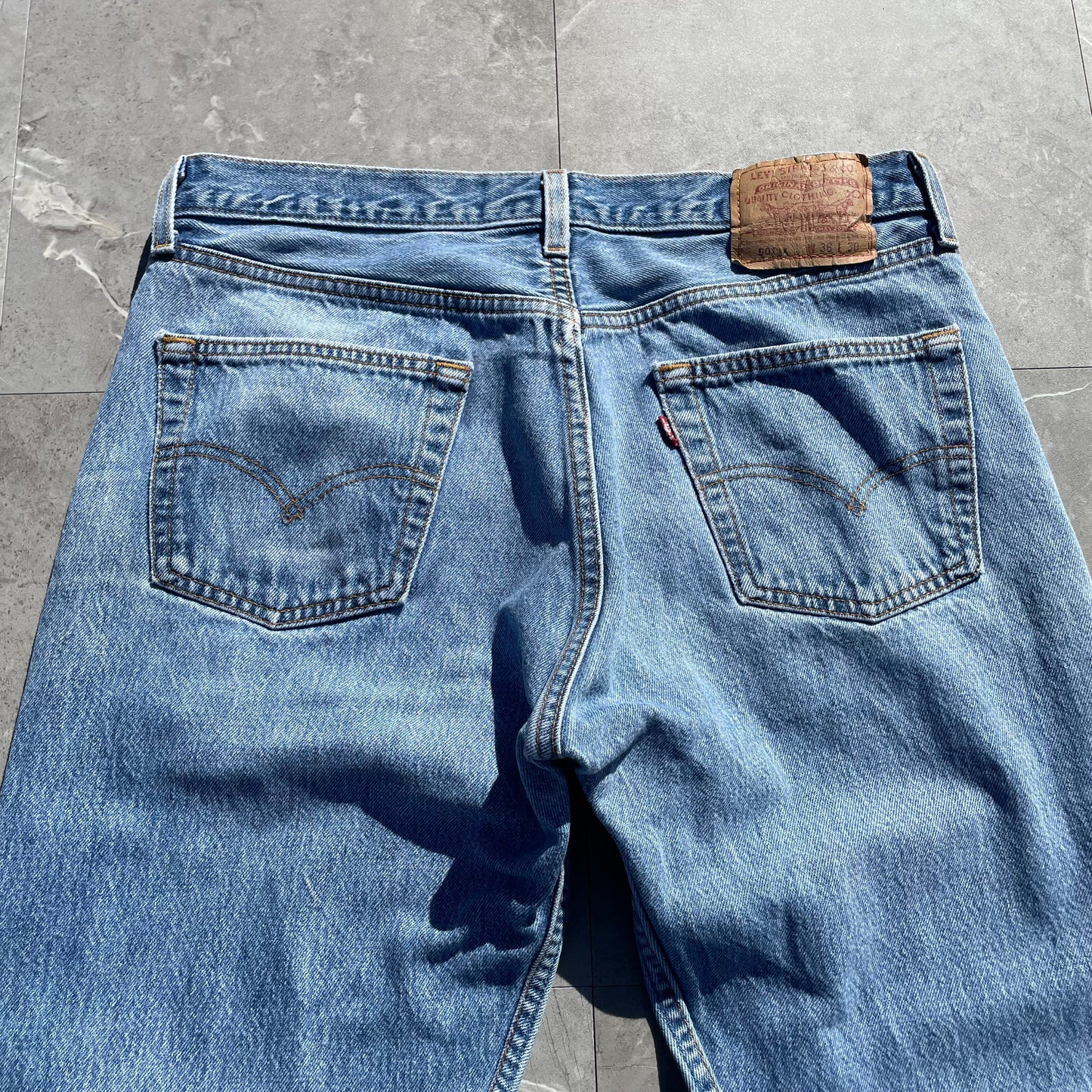 90s Levi's 501xx Made in USA Denim 36x30 KiiChain Clothing