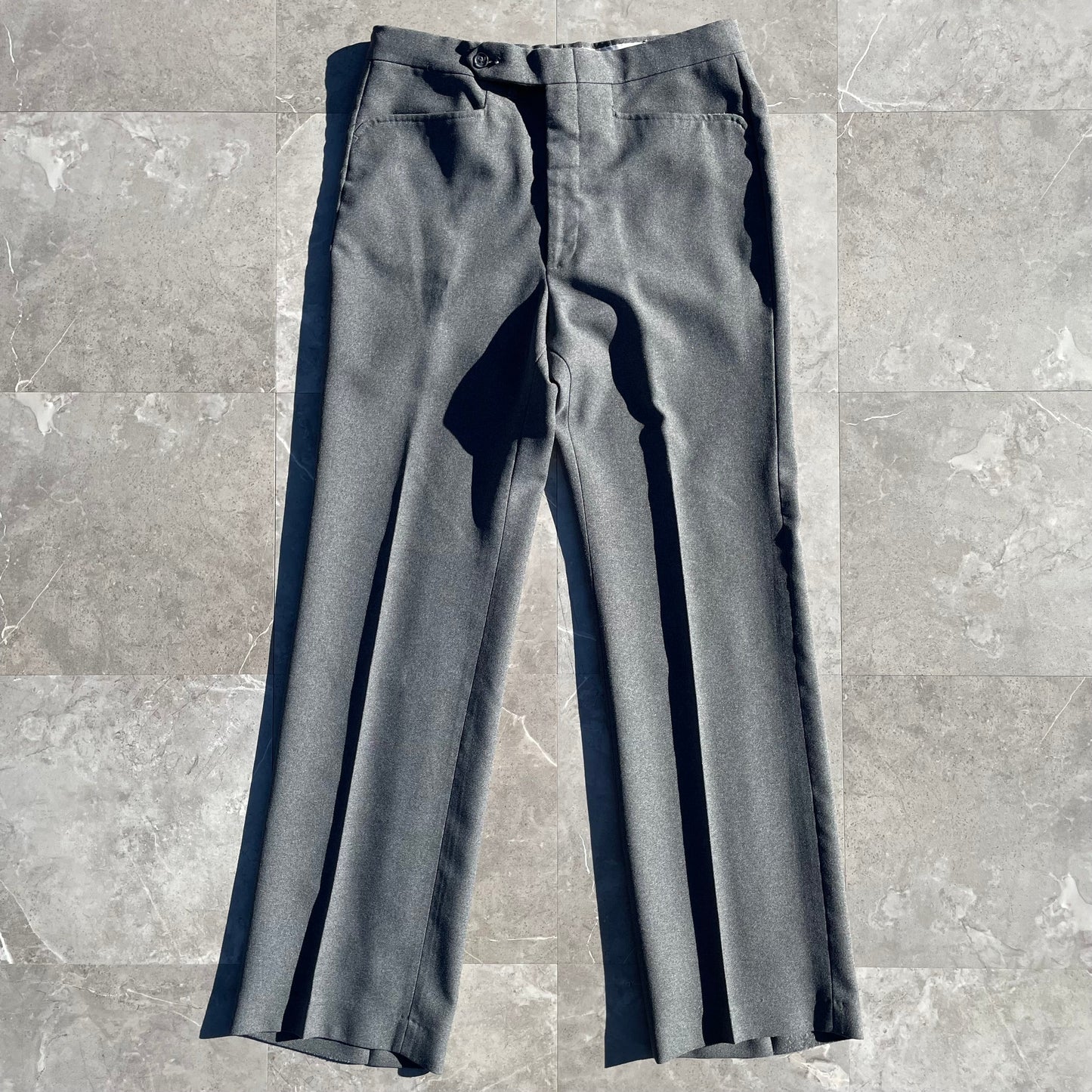80s Levi's Made in USA Sta-Prest Gray Action Slacks KiiChain Clothing