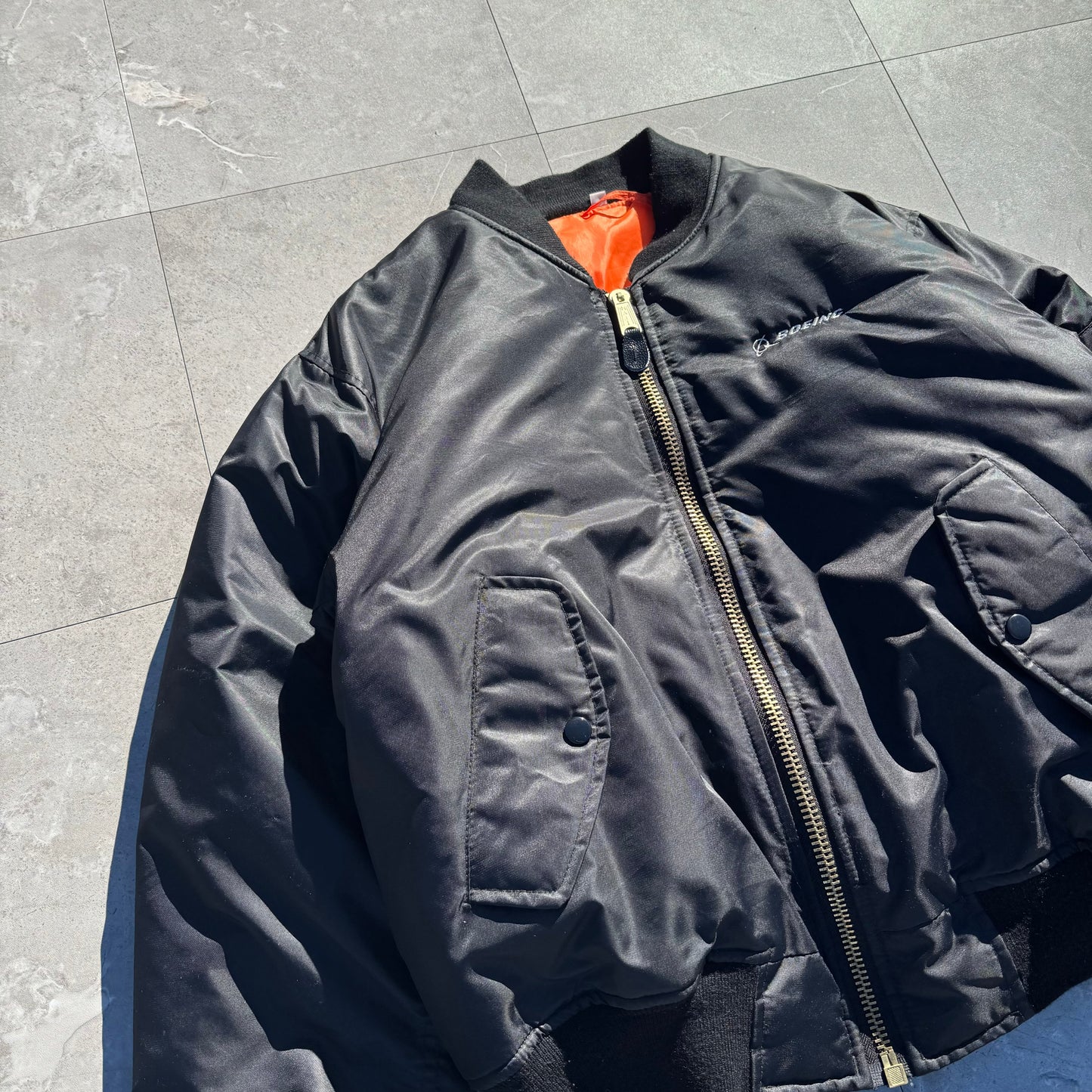 00s Rothco Boeing Black MA-1 Jacket KiiChain Clothing