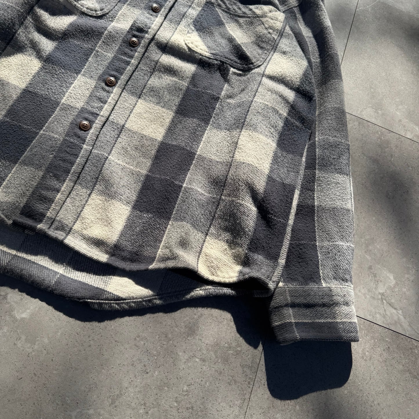 90s St. John’s Bay Faded Checkered Flannel Shirt