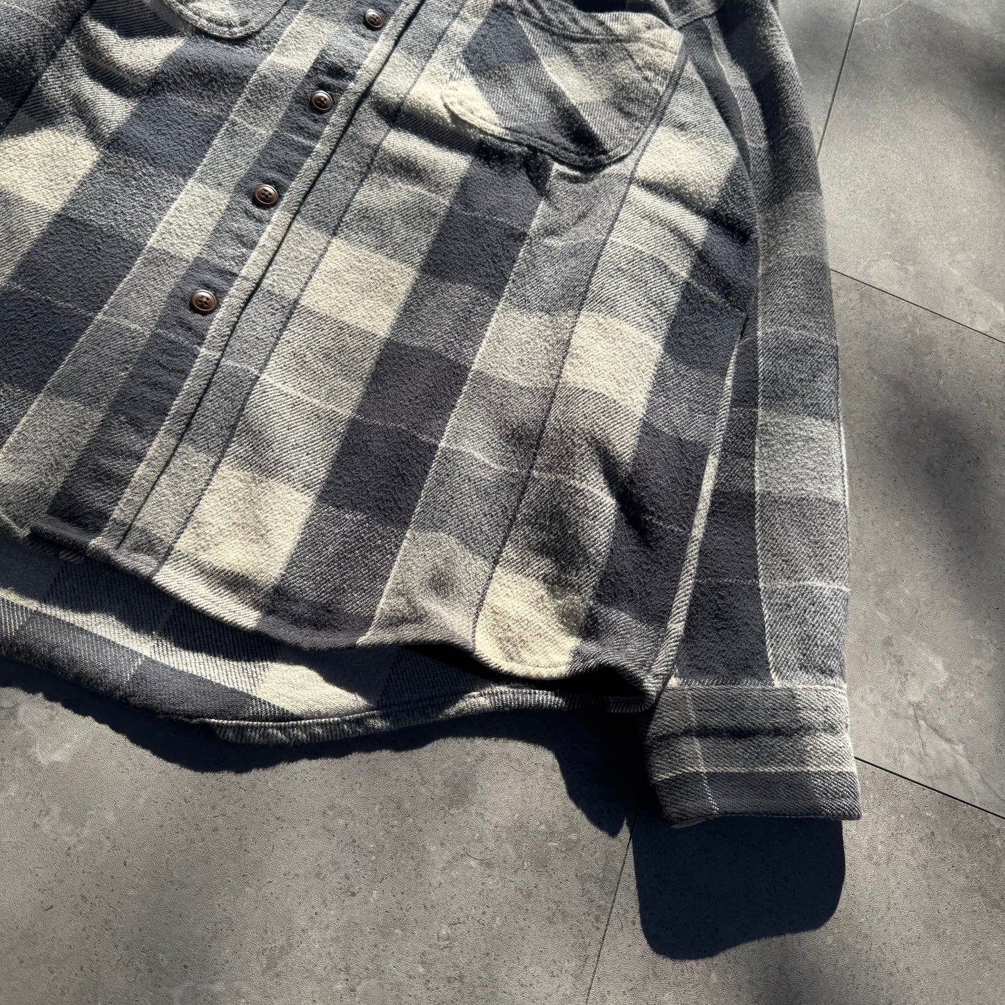 90s St. John’s Bay Faded Checkered Flannel Shirt KiiChain Clothing
