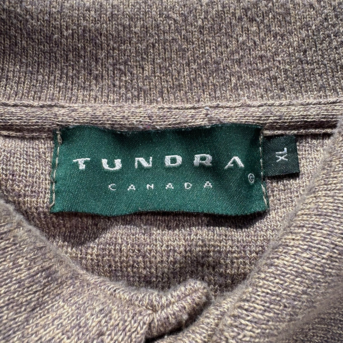 90s Tundra Beige Knit Polo KiiChain Clothing