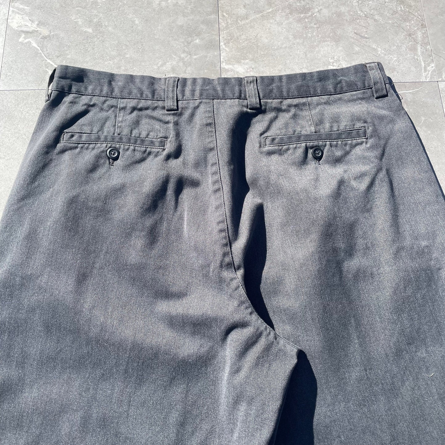 00s Gap Washed Gray/Black Loose Fit Pants 38x32 KiiChain Clothing