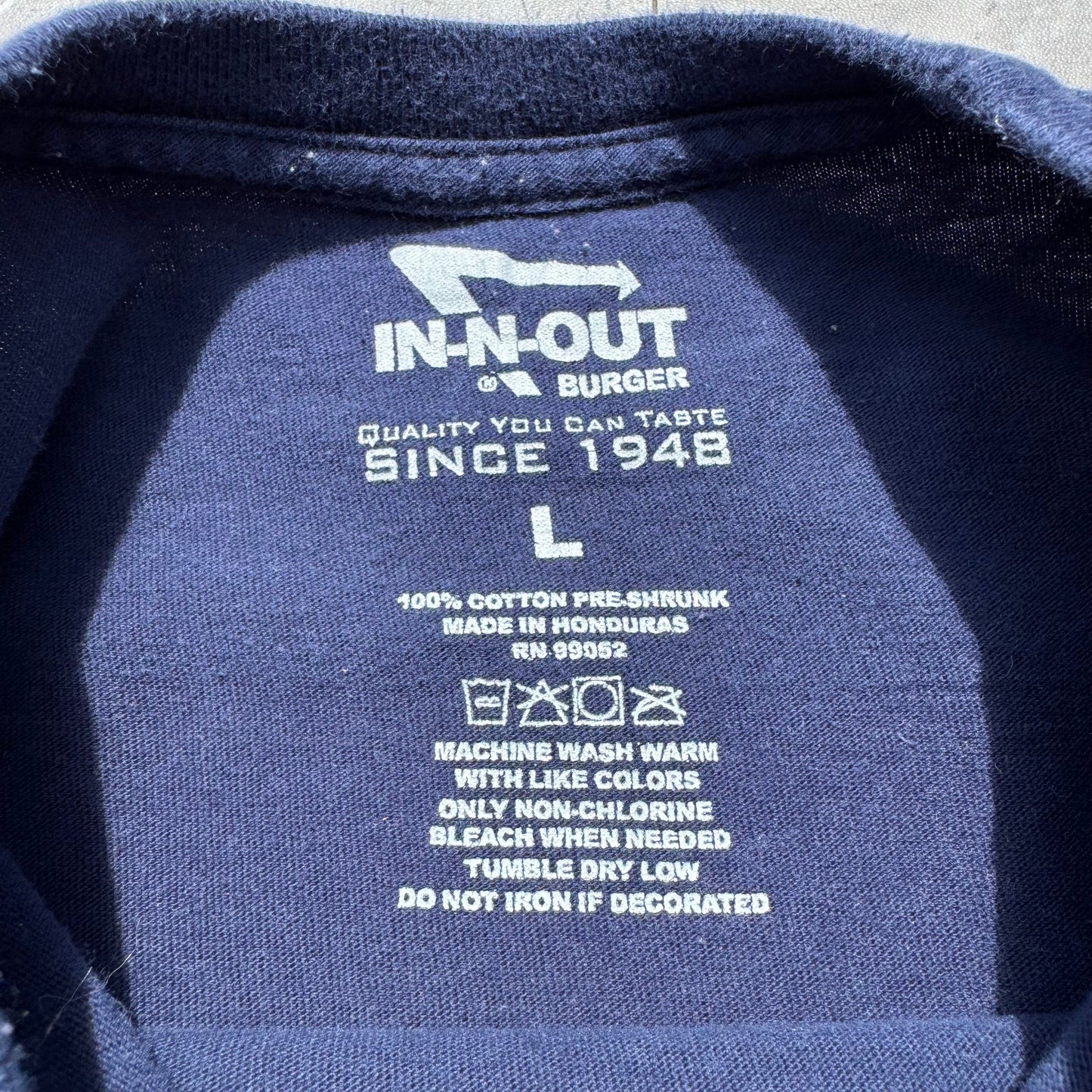 00s In-N-Out California Navy Blue Tee KiiChain Clothing